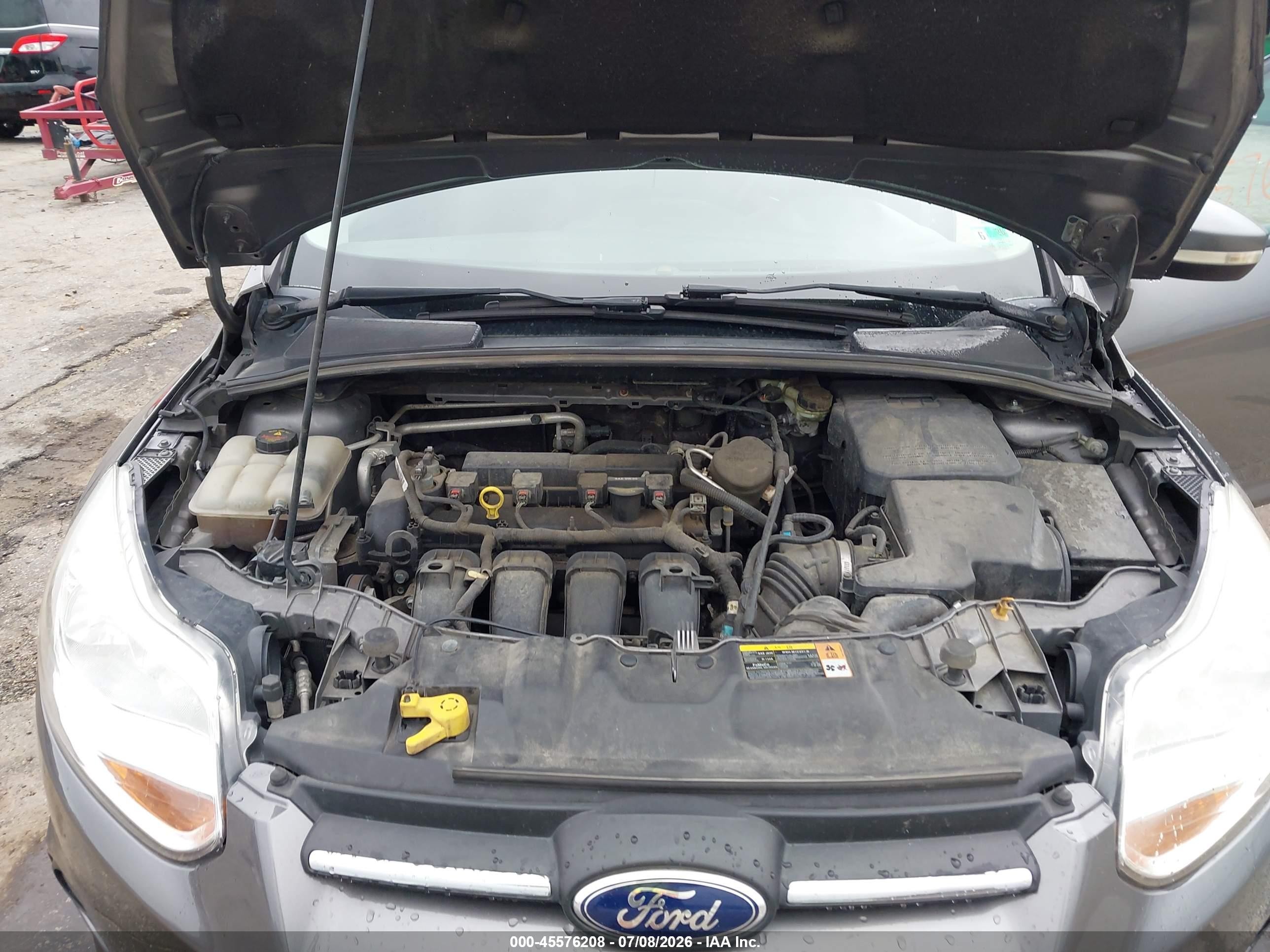 2013 Ford Focus Se Серый vin: 1FADP3F2XDL370003