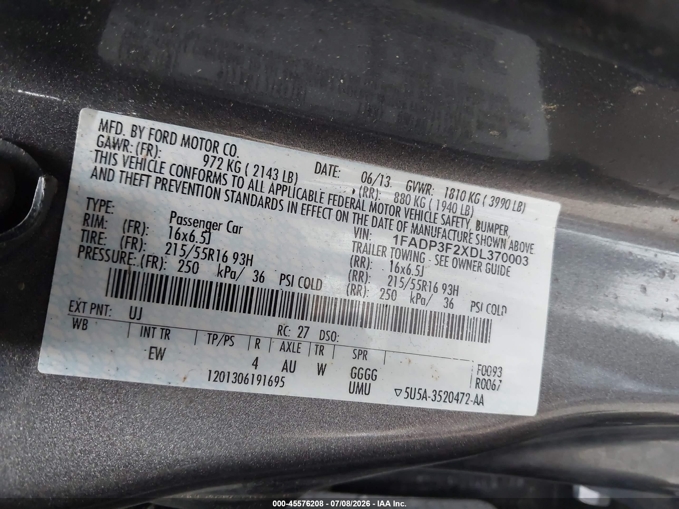 2013 Ford Focus Se Серый vin: 1FADP3F2XDL370003