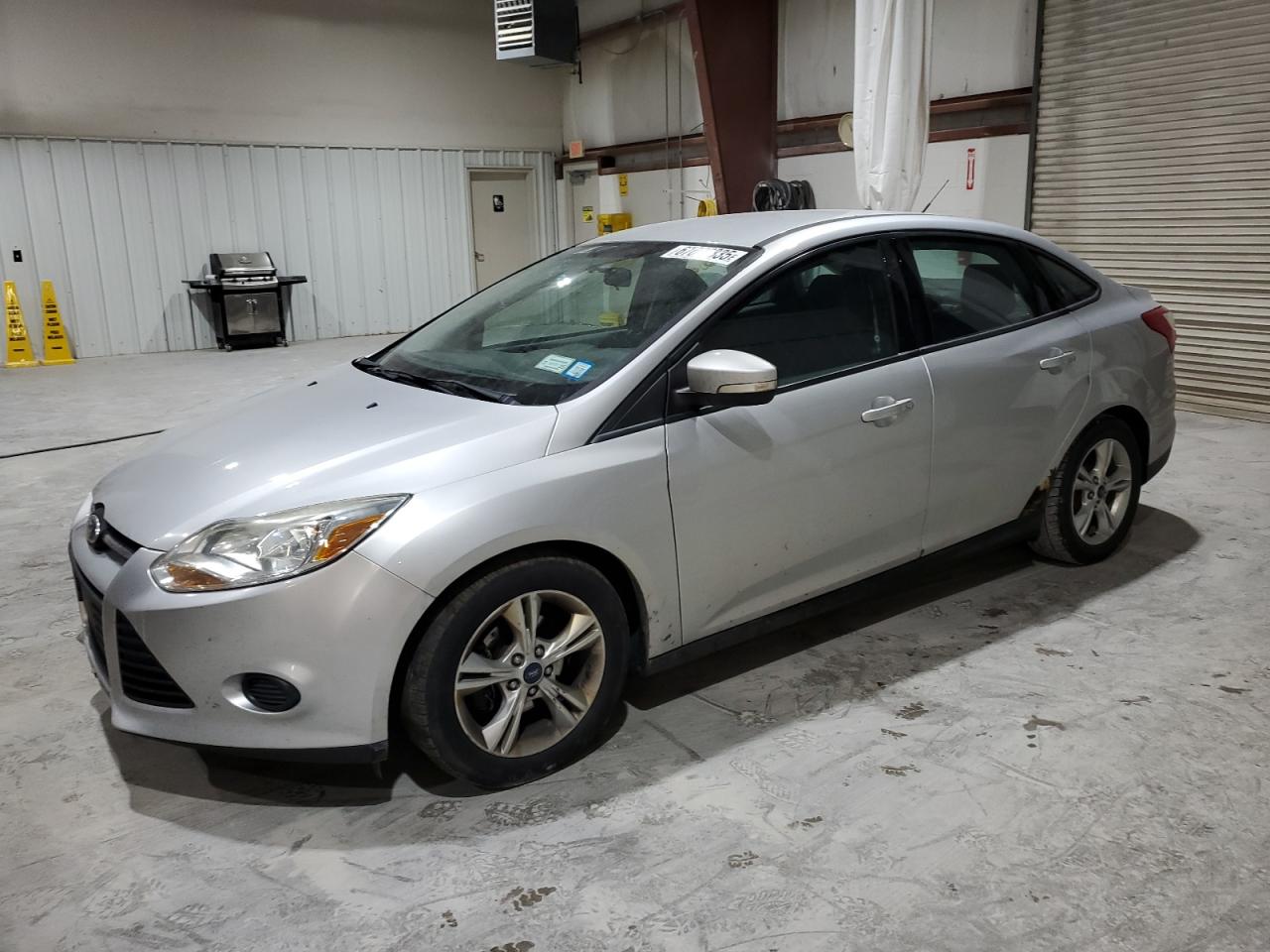 2014 Ford Focus Se Silver vin: 1FADP3F2XEL128376