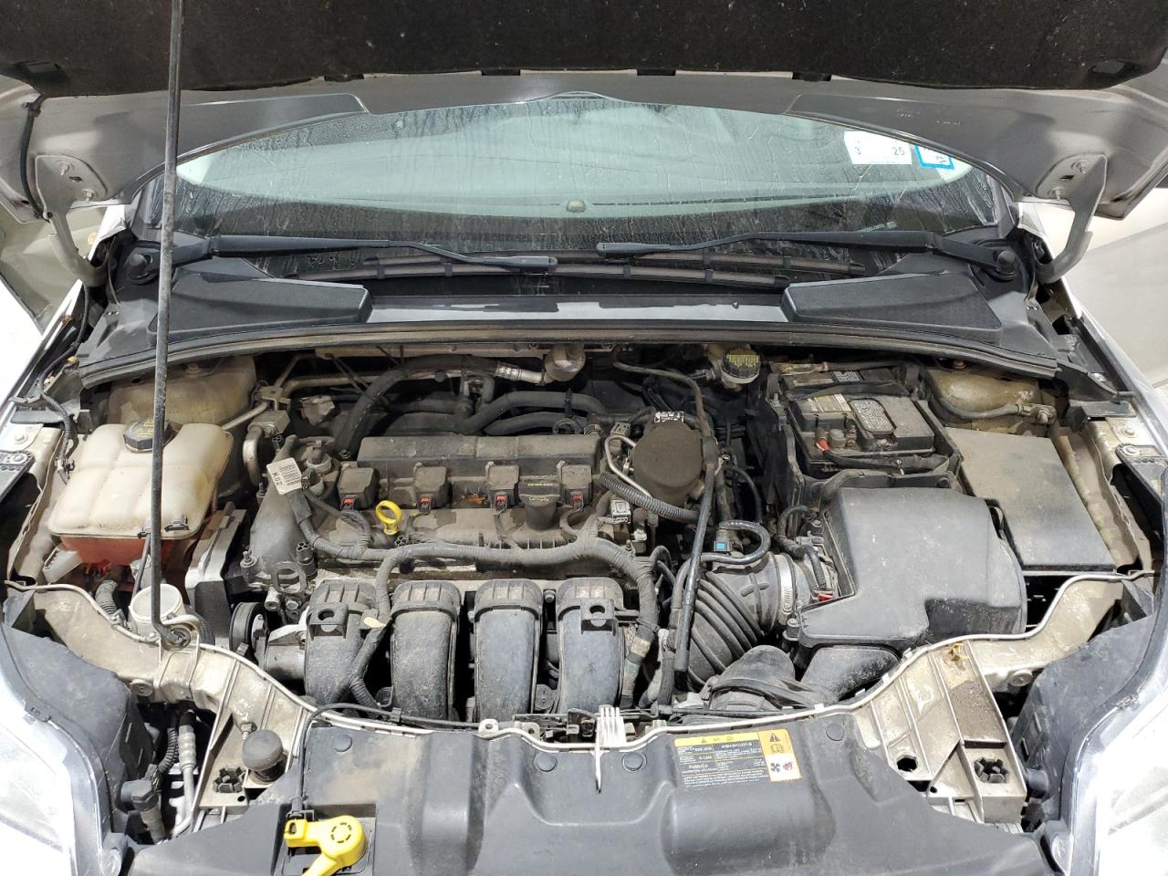 2014 Ford Focus Se Silver vin: 1FADP3F2XEL128376