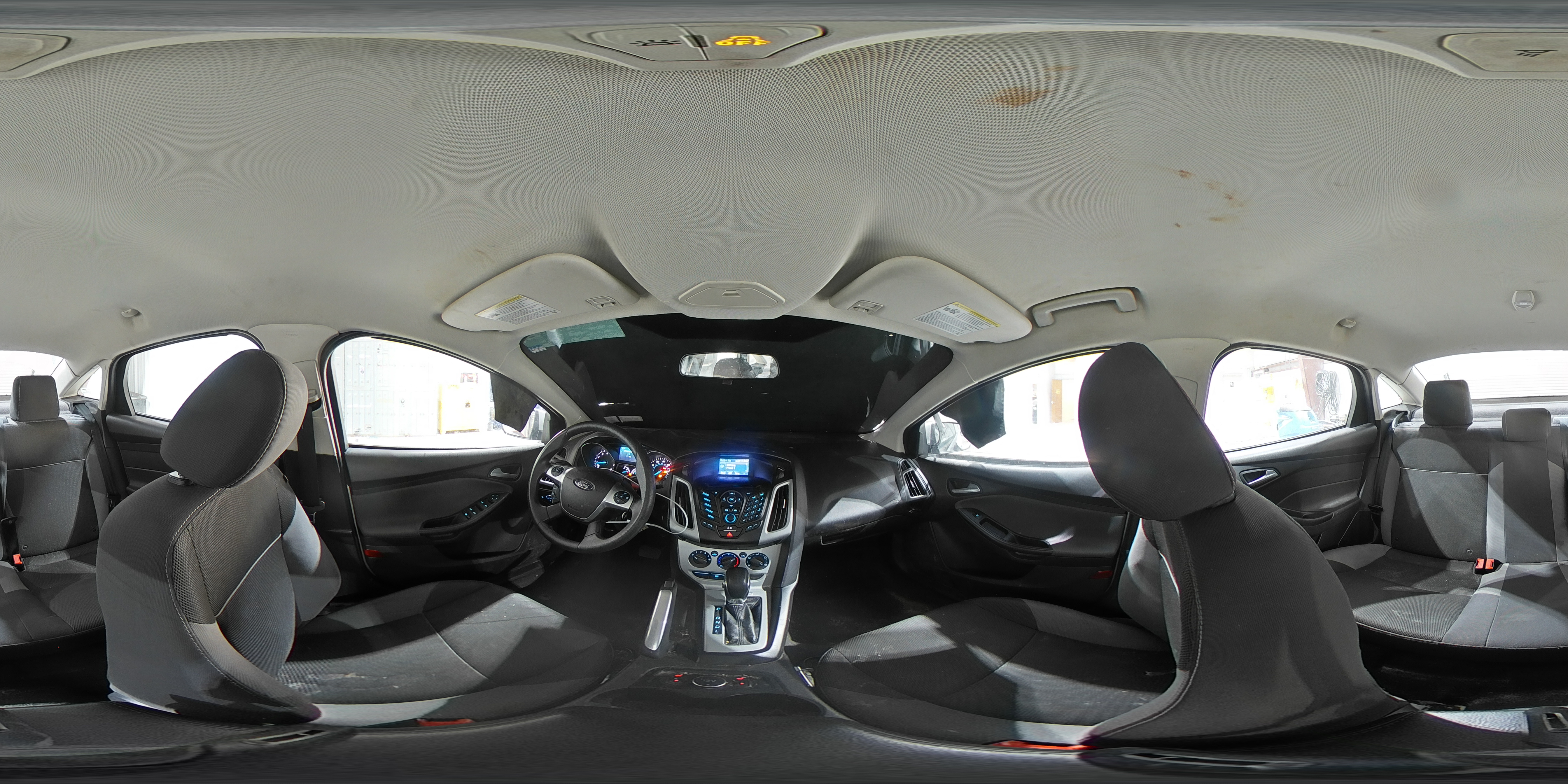 2014 Ford Focus Se Silver vin: 1FADP3F2XEL128376