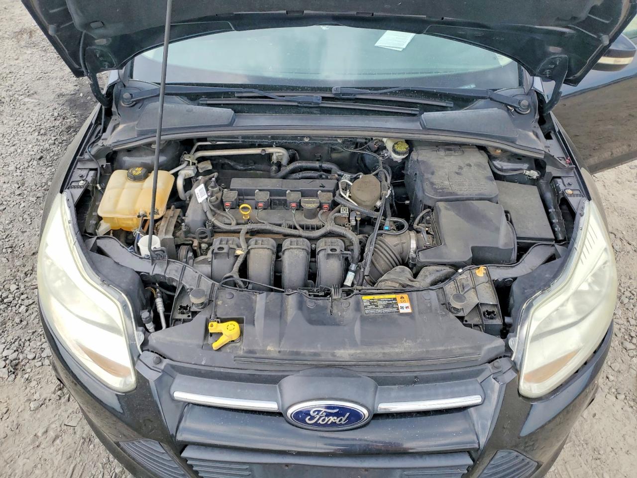 2014 Ford Focus Se Black vin: 1FADP3F2XEL133111