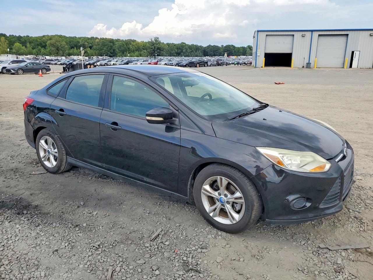2014 Ford Focus Se Black vin: 1FADP3F2XEL133111