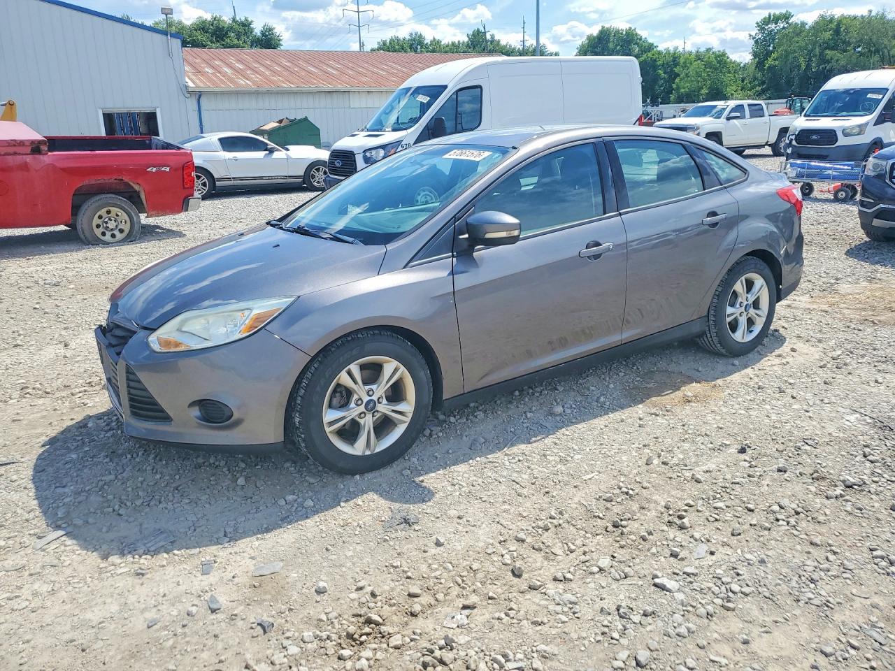 2014 Ford Focus Se Gray vin: 1FADP3F2XEL136378