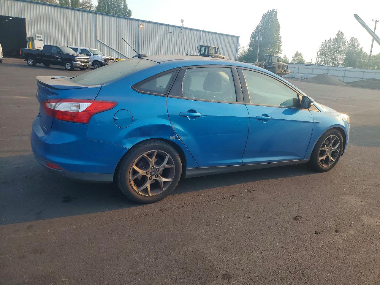 2014 Ford Focus Se Blue vin: 1FADP3F2XEL143394