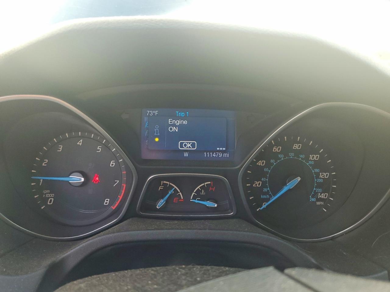 2014 Ford Focus Se Blue vin: 1FADP3F2XEL143394