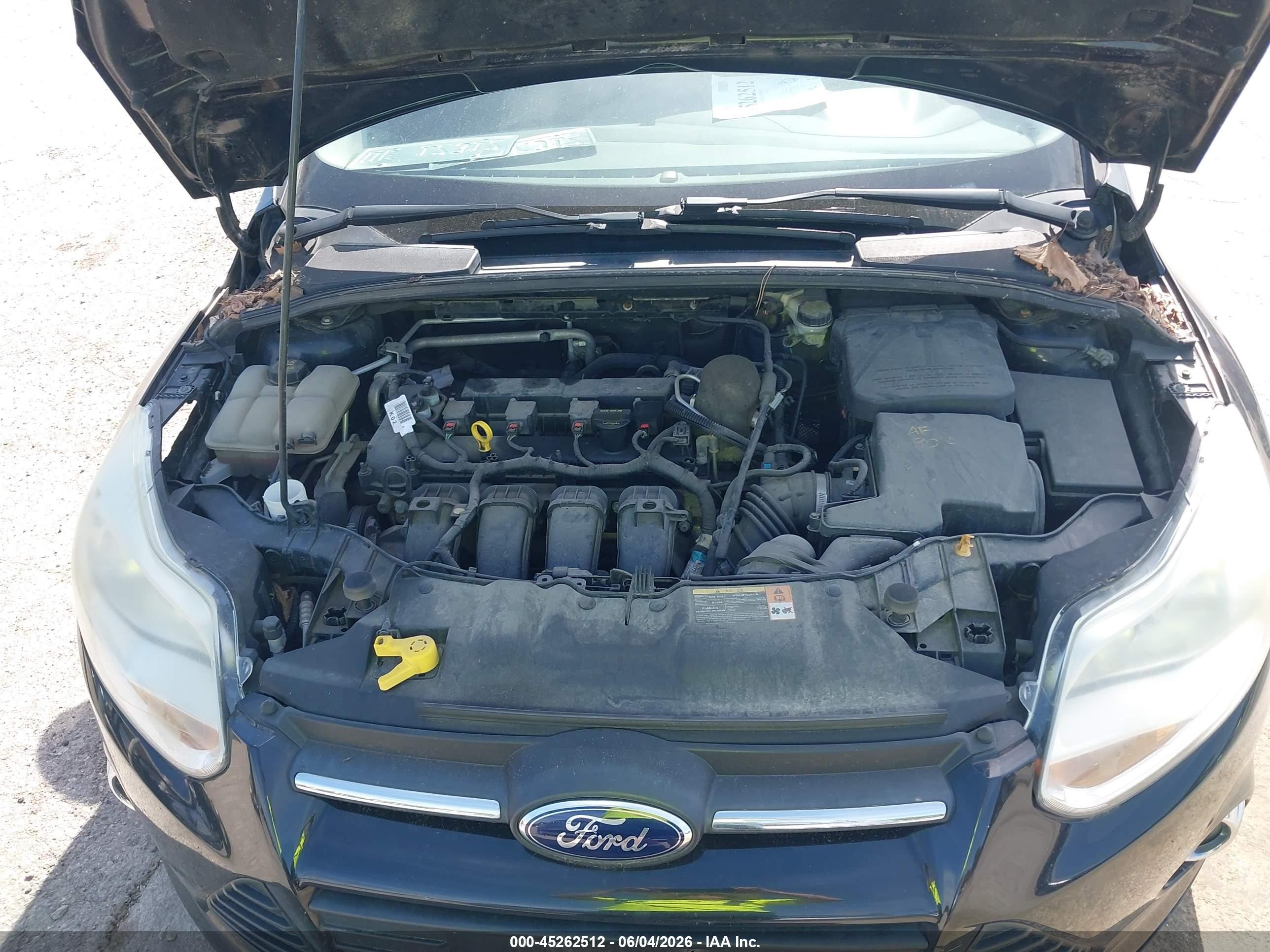 2014 Ford Focus Se Черный vin: 1FADP3F2XEL154797