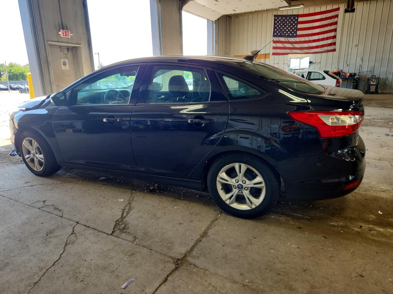 2014 Ford Focus Se Black vin: 1FADP3F2XEL160227