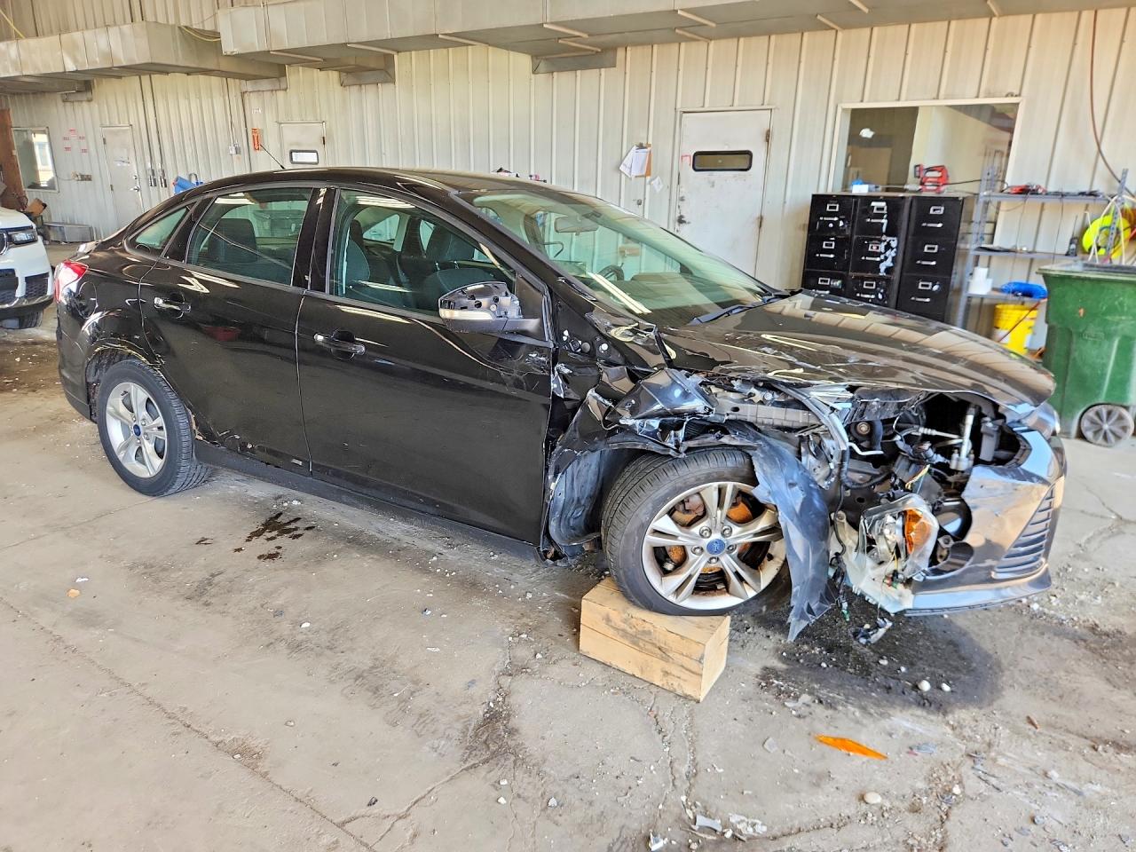 2014 Ford Focus Se Black vin: 1FADP3F2XEL160227