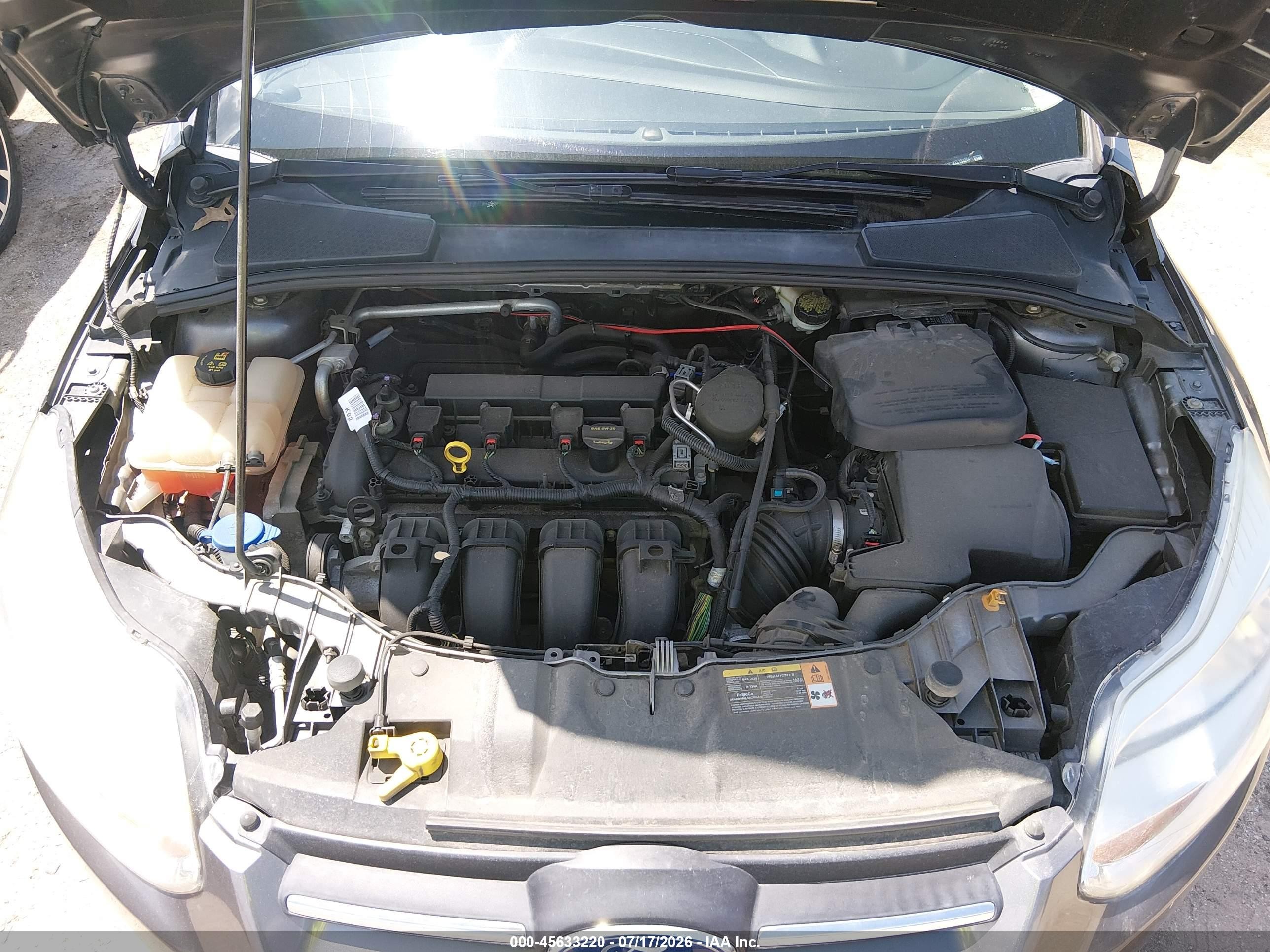 2014 Ford Focus Se Gray vin: 1FADP3F2XEL184284