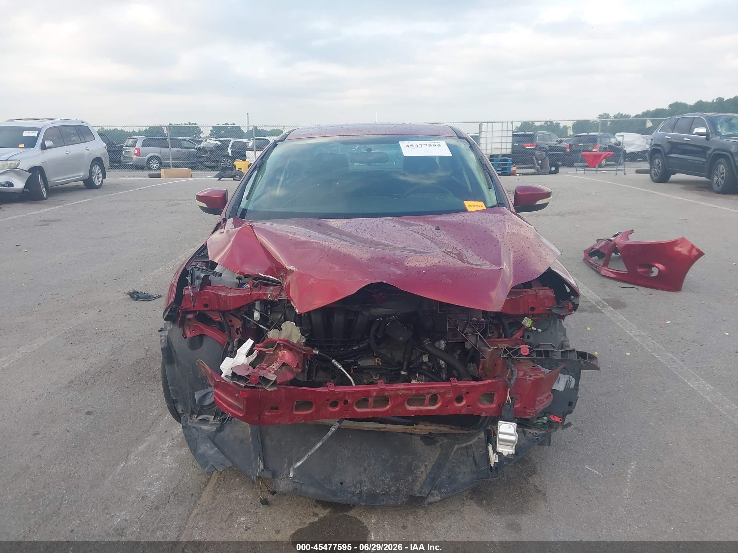 2014 Ford Focus Se Red vin: 1FADP3F2XEL193440