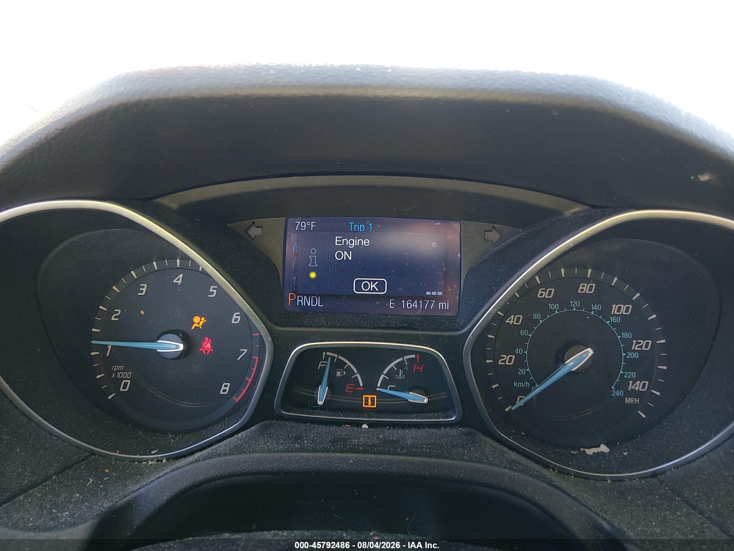 2014 Ford Focus Se Blue vin: 1FADP3F2XEL205764