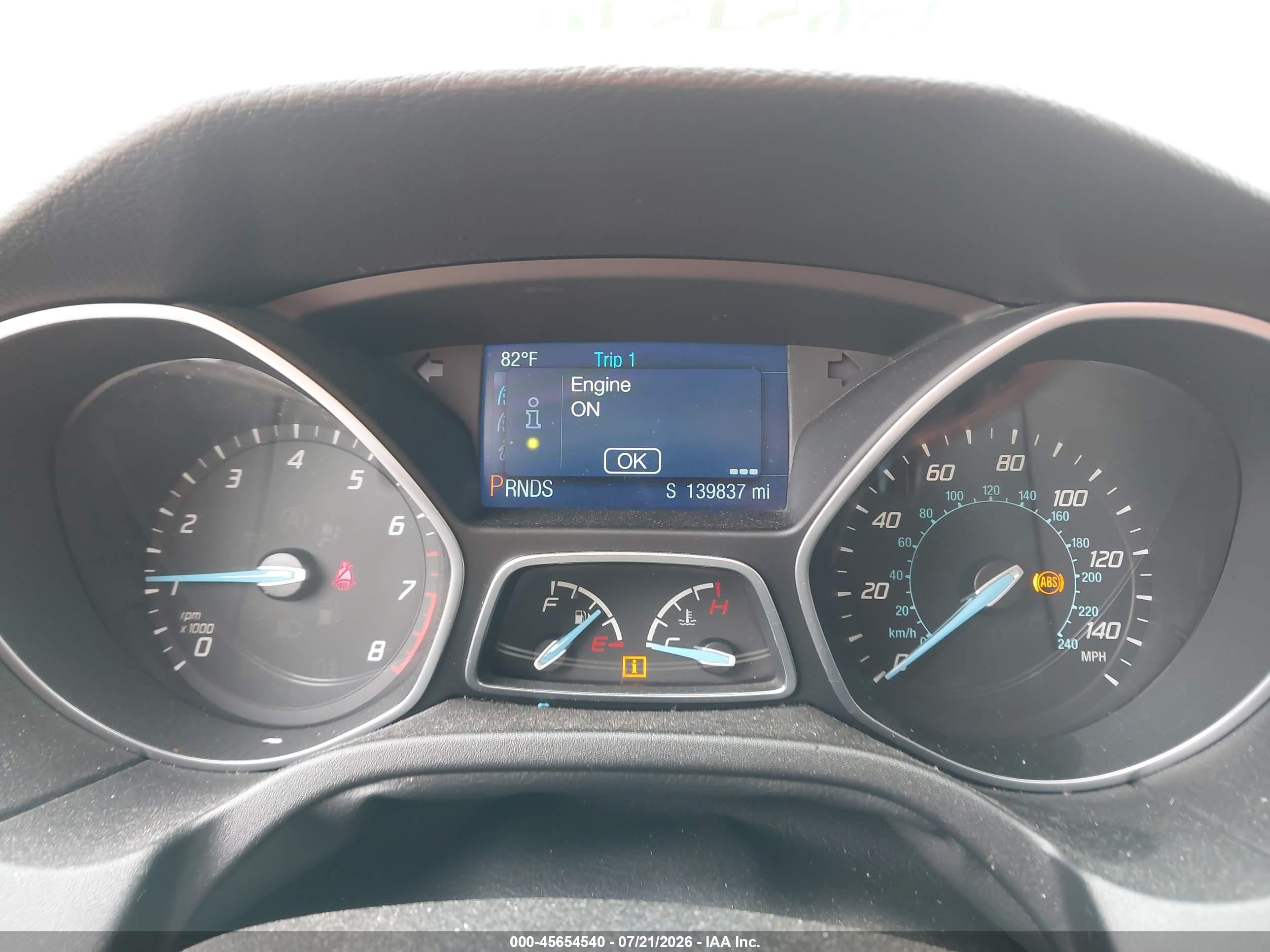 2014 Ford Focus Se Черный vin: 1FADP3F2XEL216943
