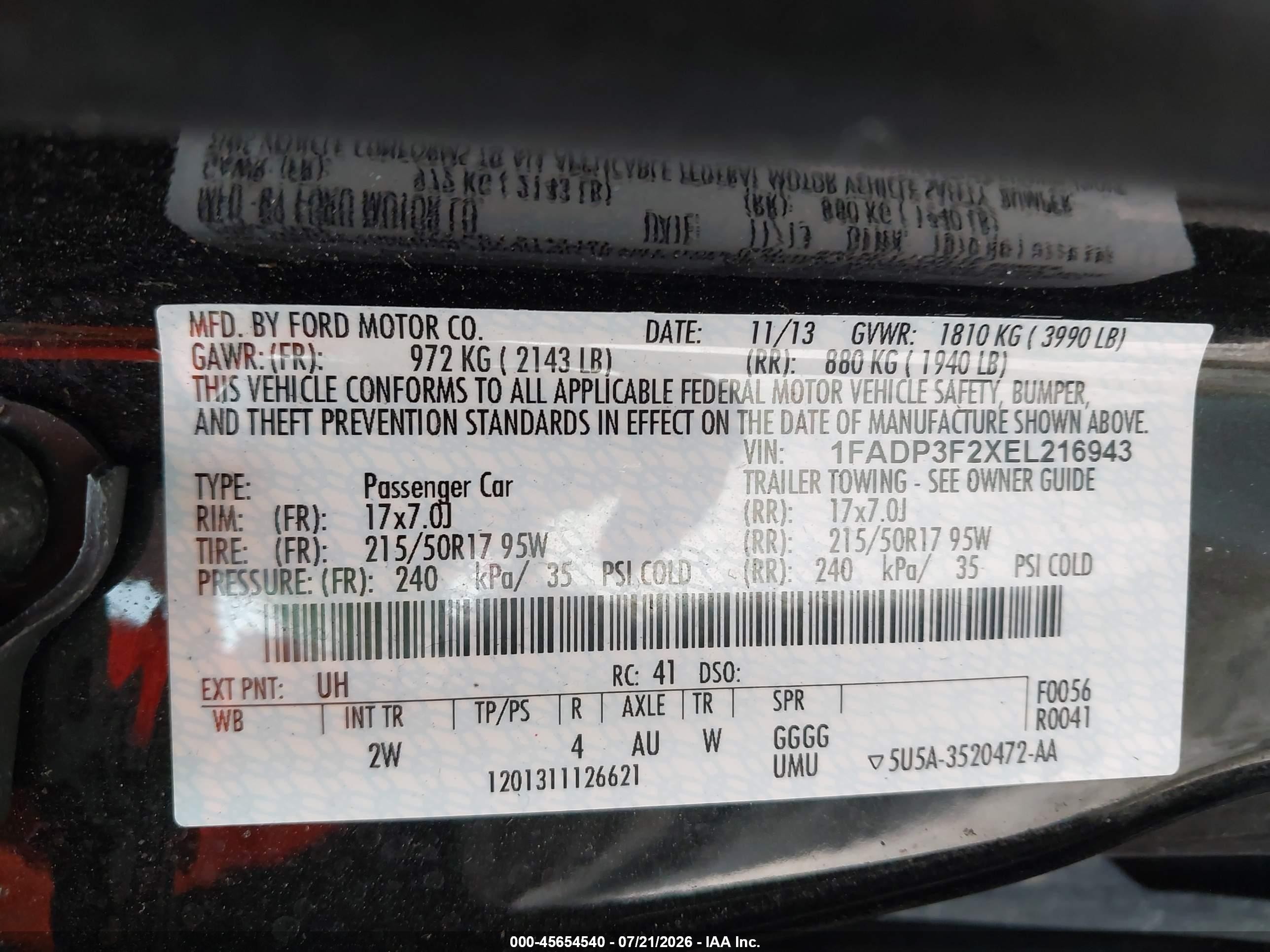2014 Ford Focus Se Черный vin: 1FADP3F2XEL216943