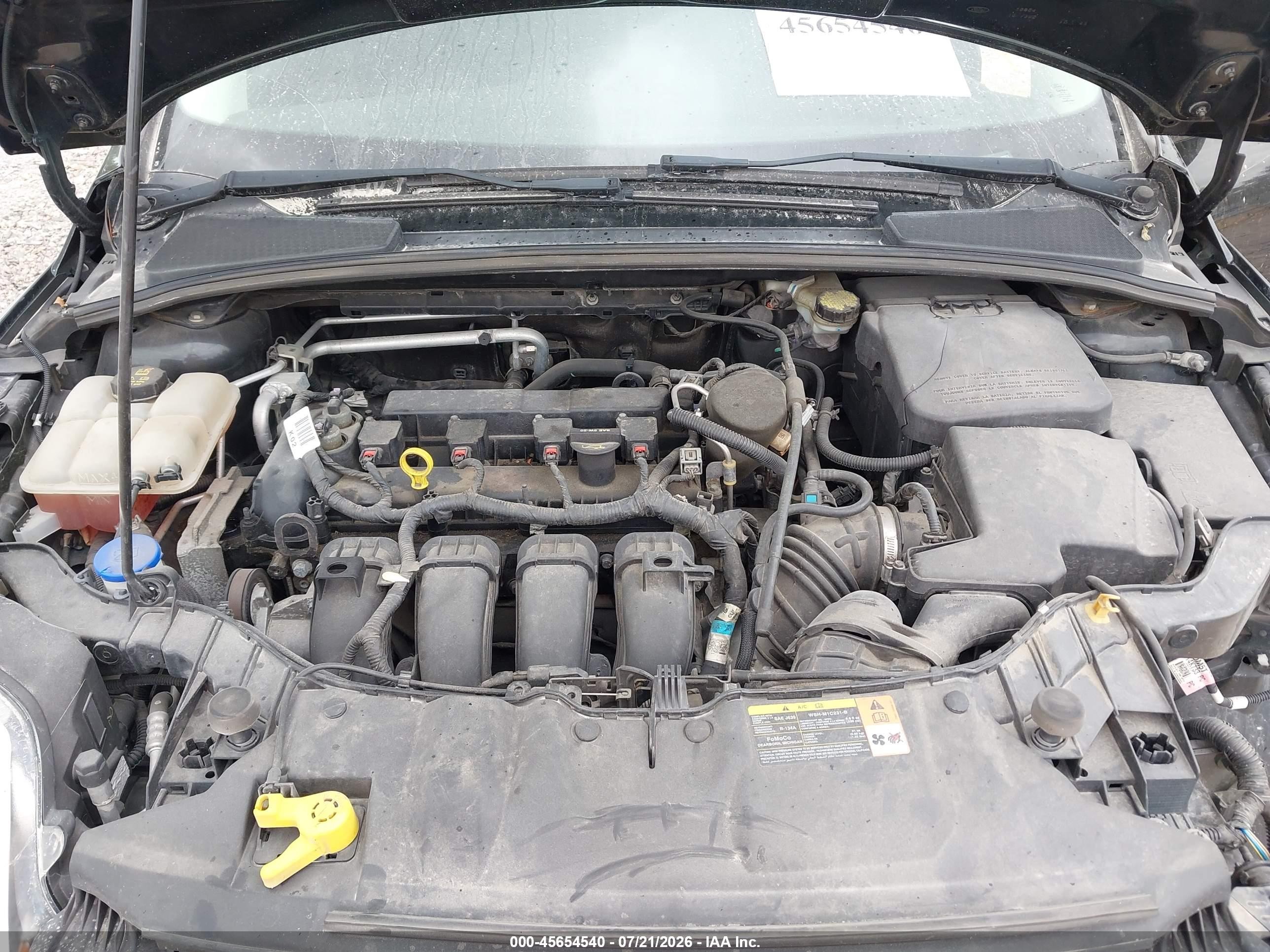 2014 Ford Focus Se Черный vin: 1FADP3F2XEL216943