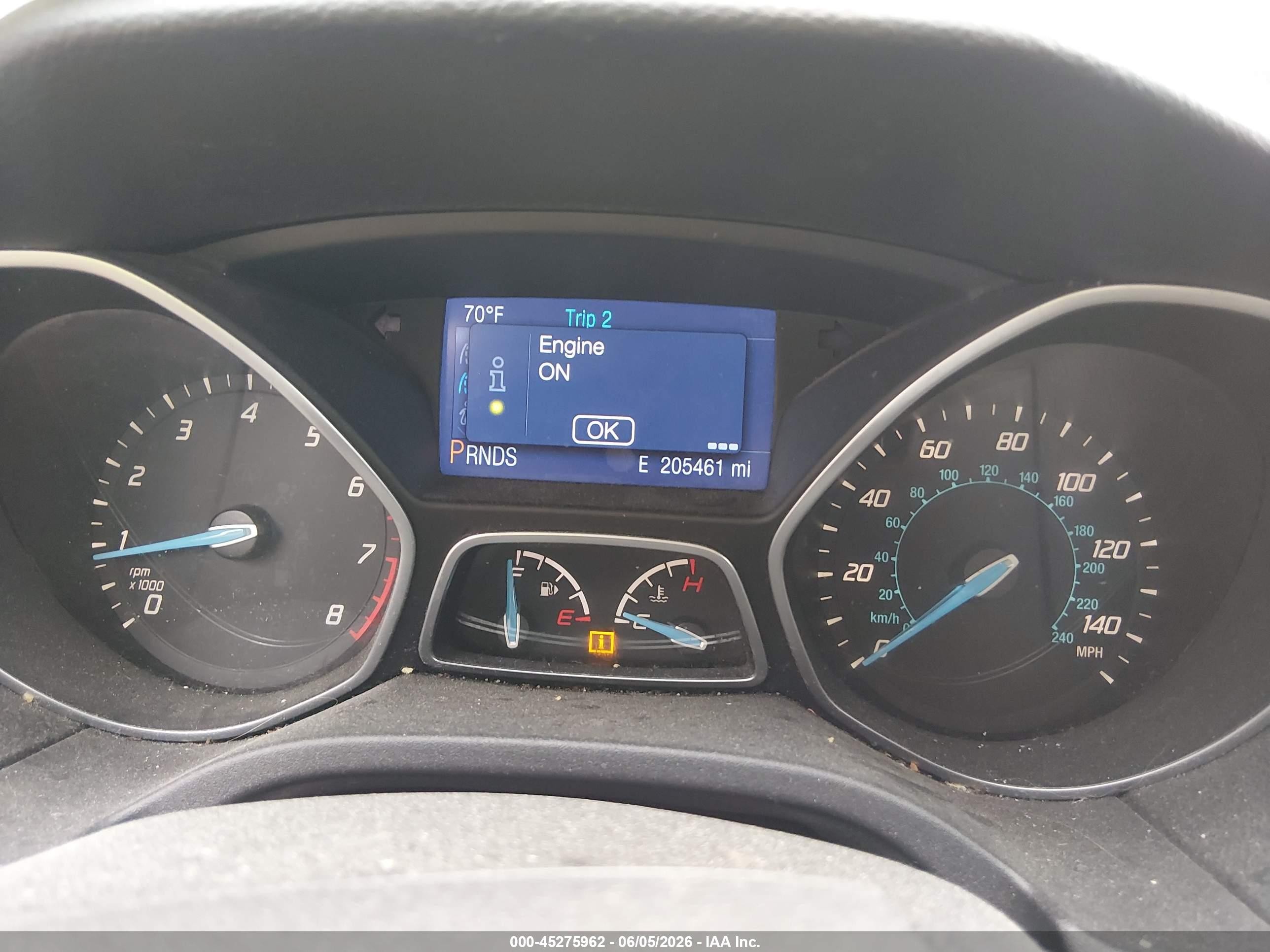 2014 Ford Focus Se Blue vin: 1FADP3F2XEL219132