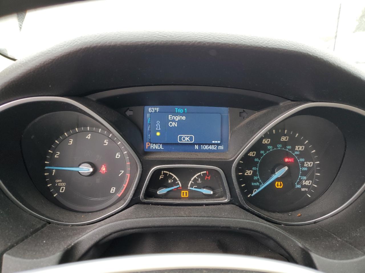 2014 Ford Focus Se White vin: 1FADP3F2XEL226839