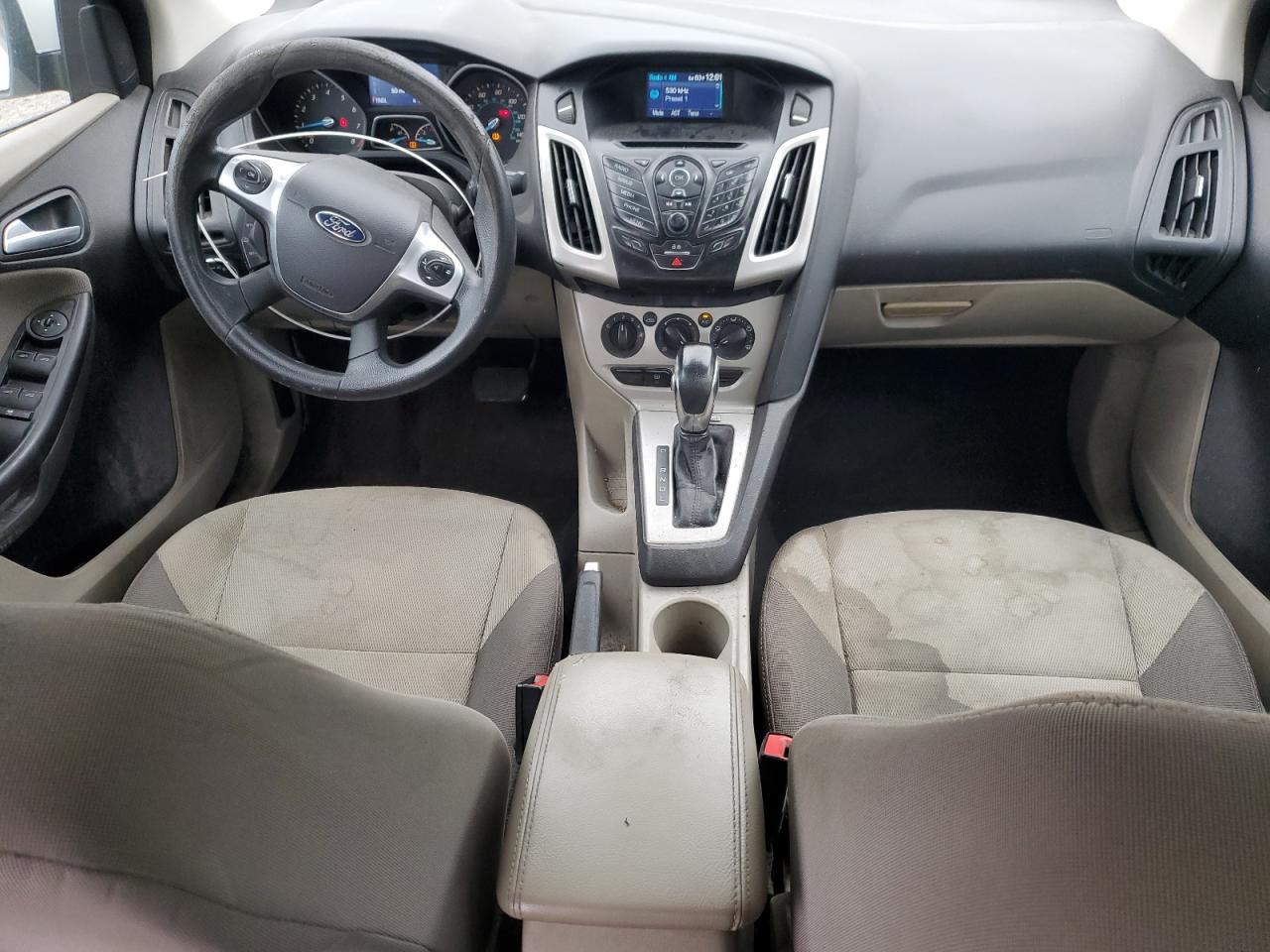 2014 Ford Focus Se White vin: 1FADP3F2XEL226839