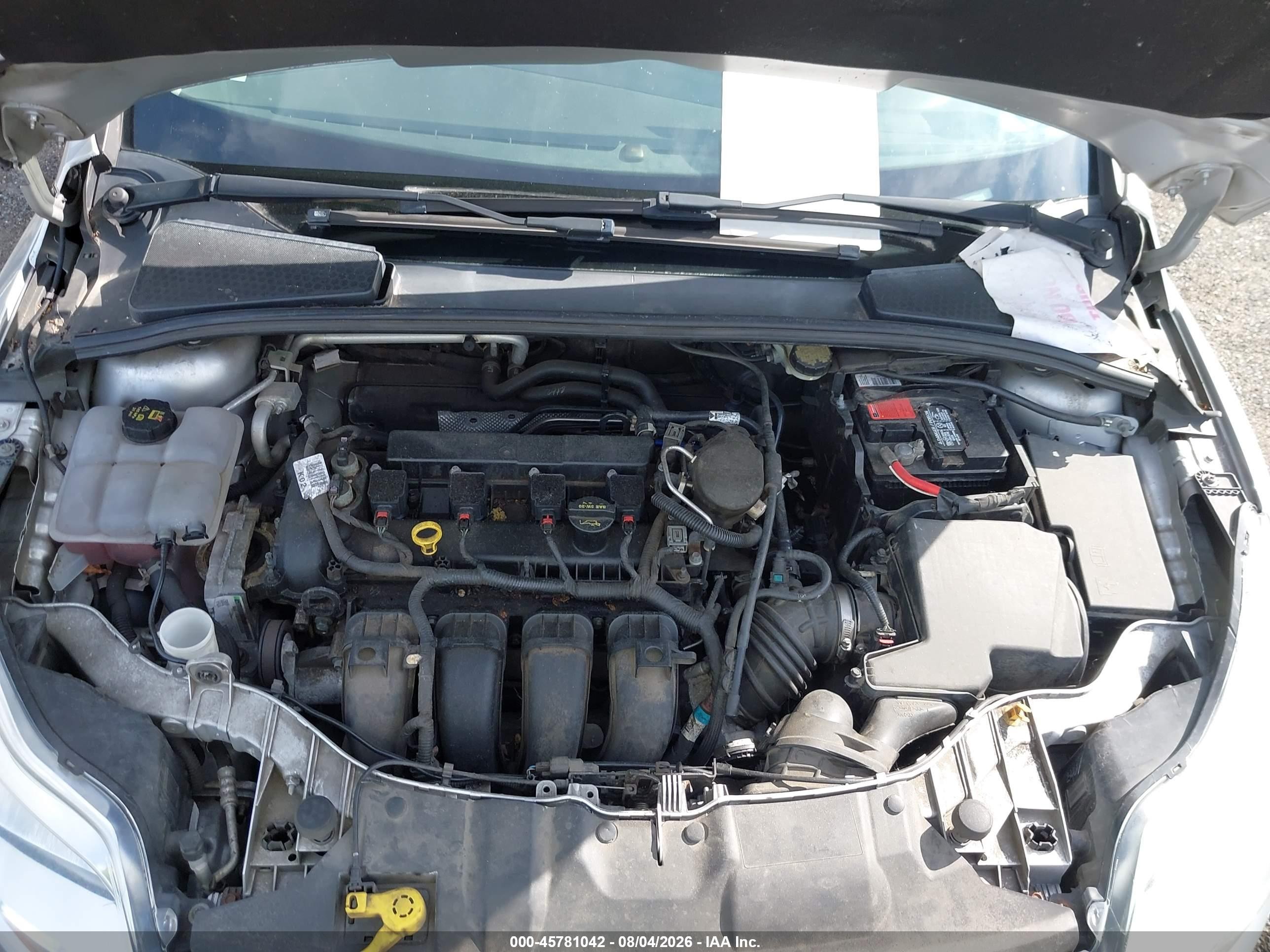 2014 Ford Focus Se Silver vin: 1FADP3F2XEL234021
