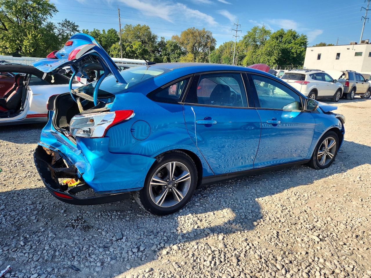2014 Ford Focus Se Blue vin: 1FADP3F2XEL235539