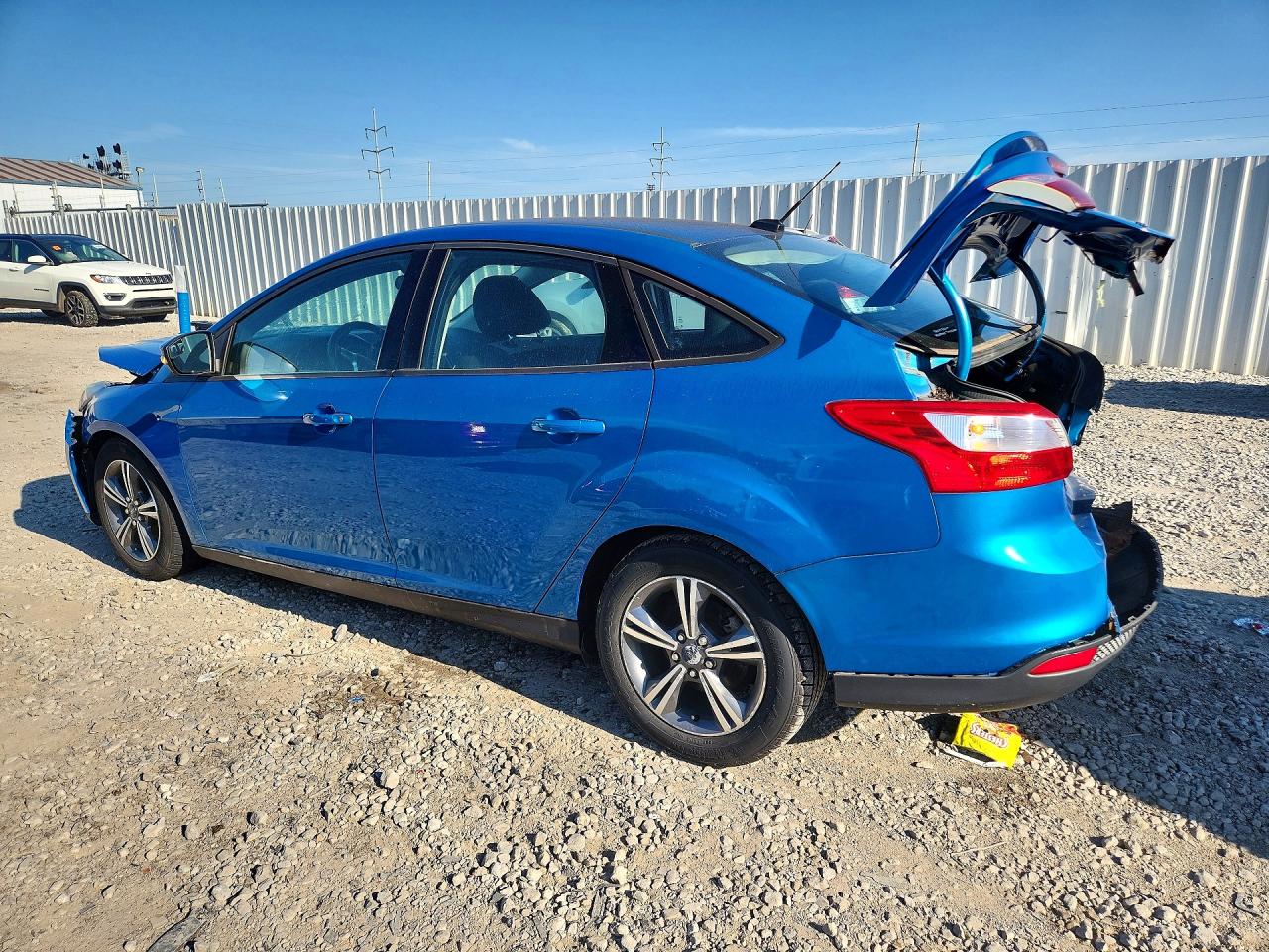 2014 Ford Focus Se Blue vin: 1FADP3F2XEL235539