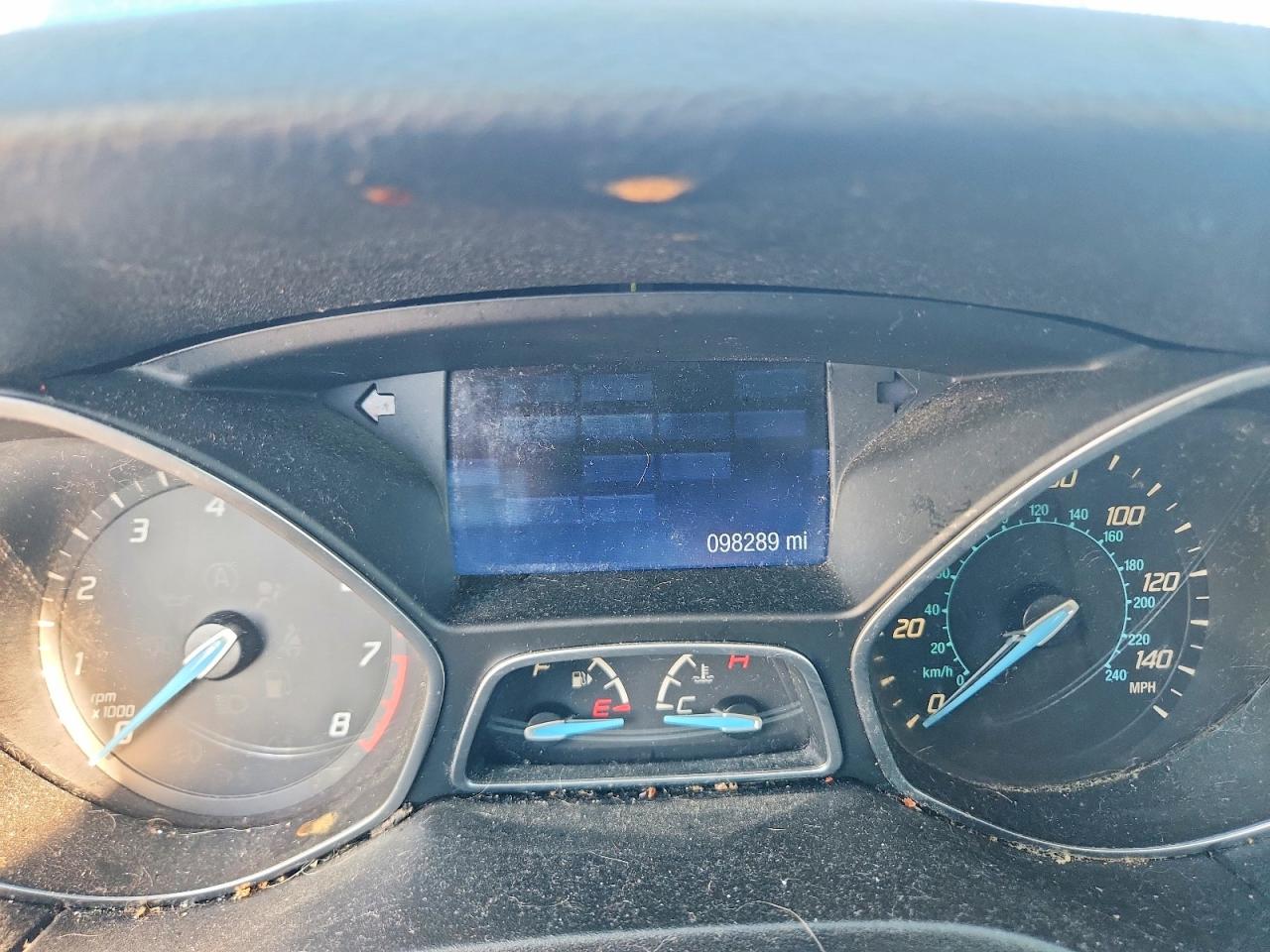 2014 Ford Focus Se Blue vin: 1FADP3F2XEL235539