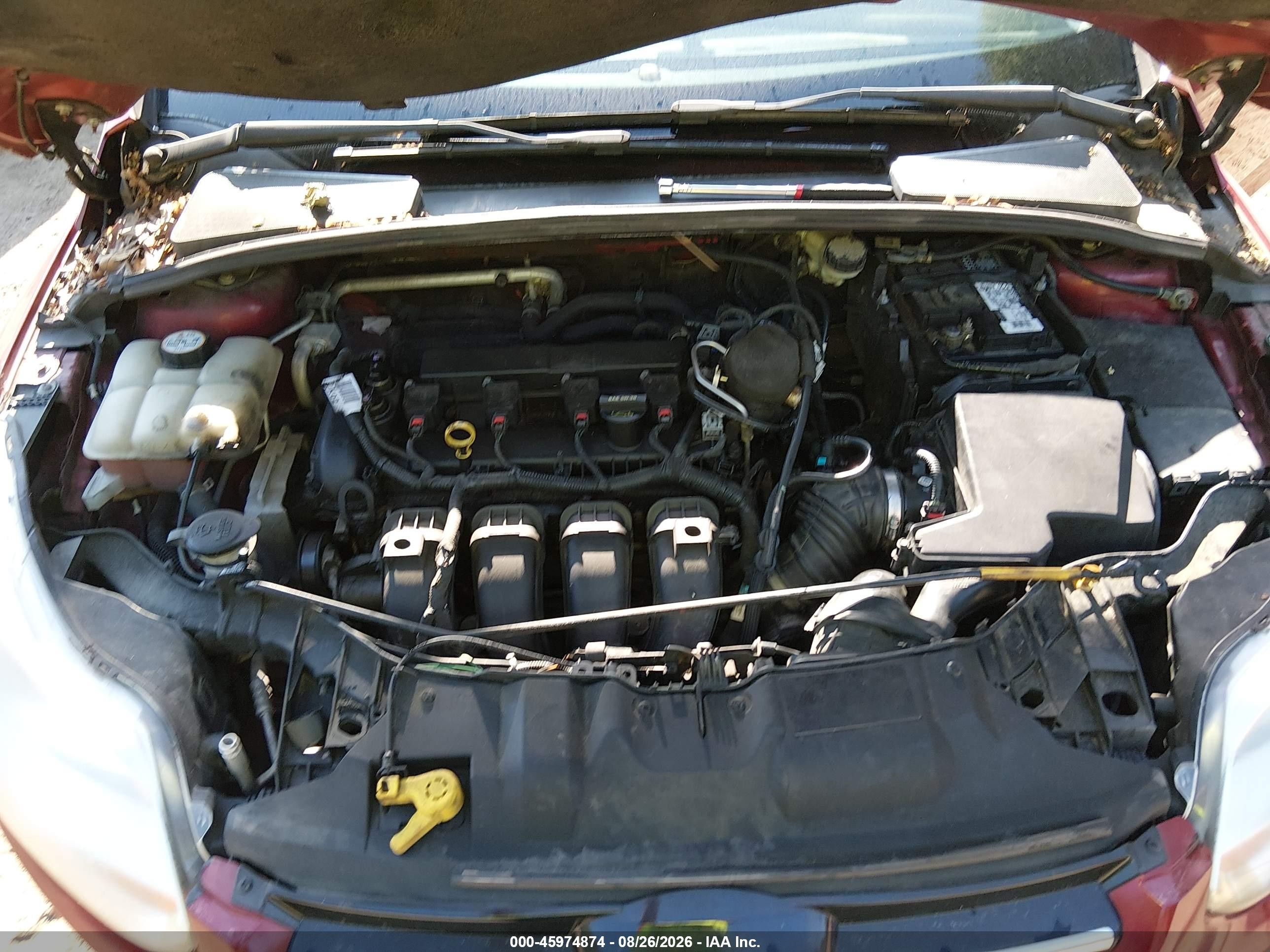 2014 Ford Focus Se Red vin: 1FADP3F2XEL241406