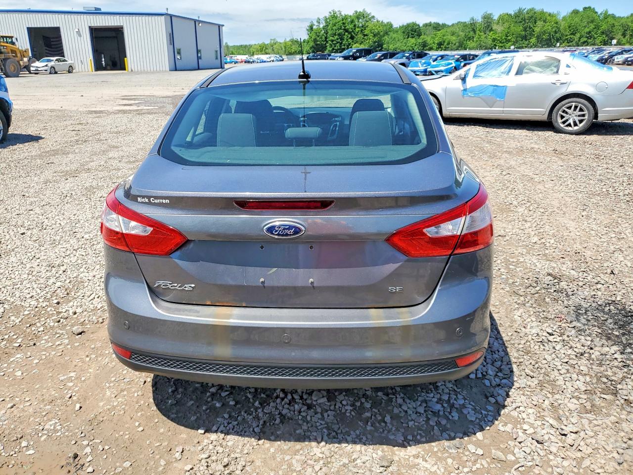 2014 Ford Focus Se Gray vin: 1FADP3F2XEL243219