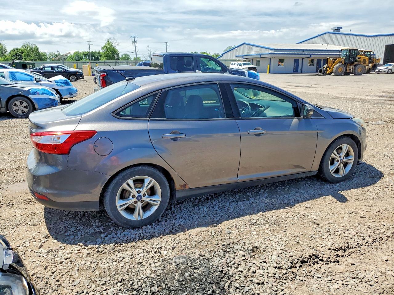 2014 Ford Focus Se Gray vin: 1FADP3F2XEL243219