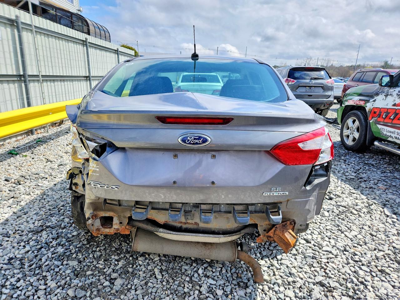 2014 Ford Focus Se Gray vin: 1FADP3F2XEL261932