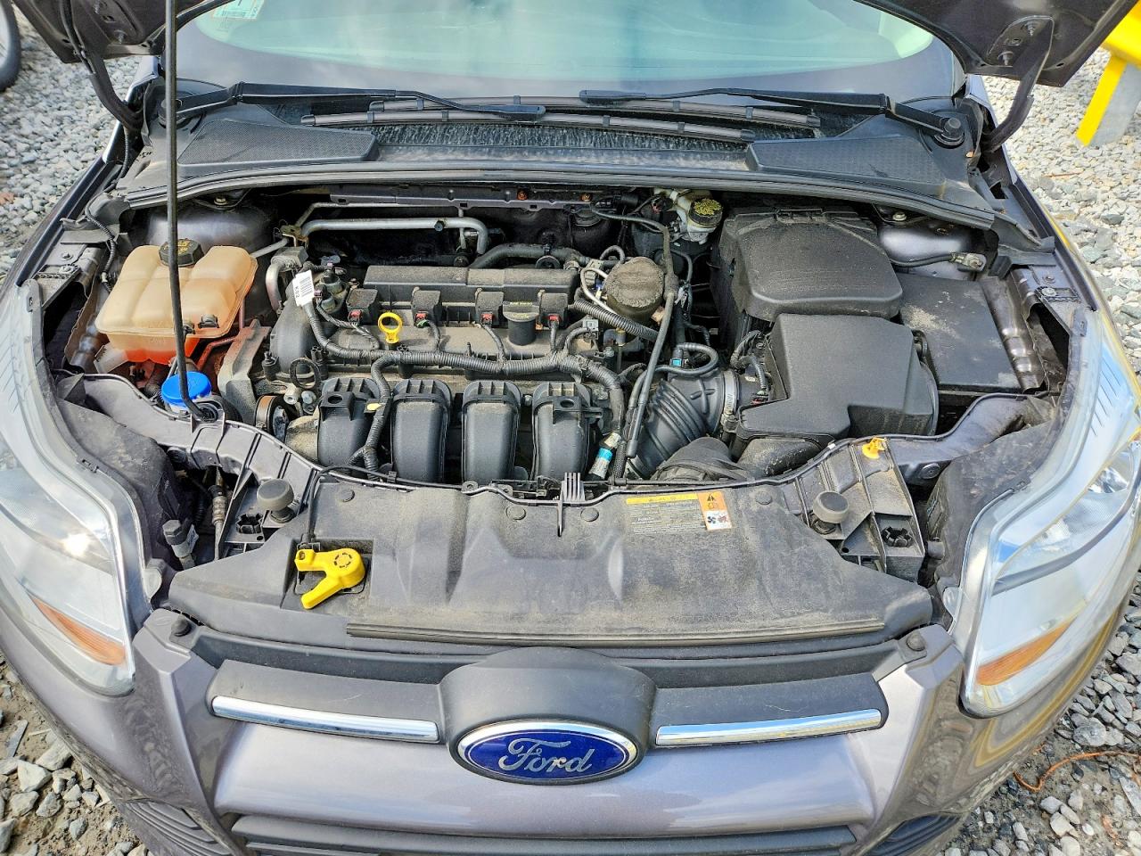 2014 Ford Focus Se Gray vin: 1FADP3F2XEL261932