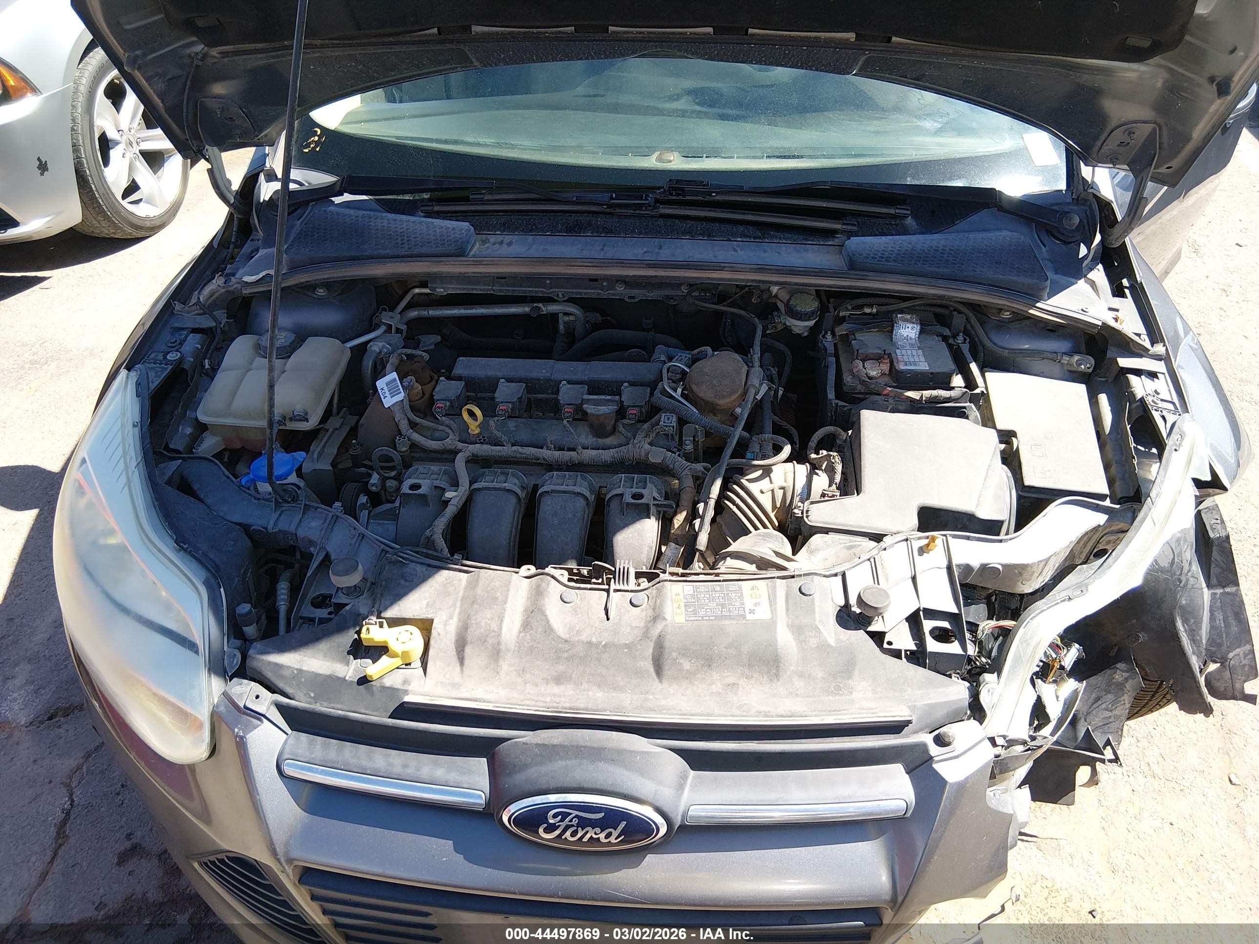 2014 Ford Focus Se Gray vin: 1FADP3F2XEL270310