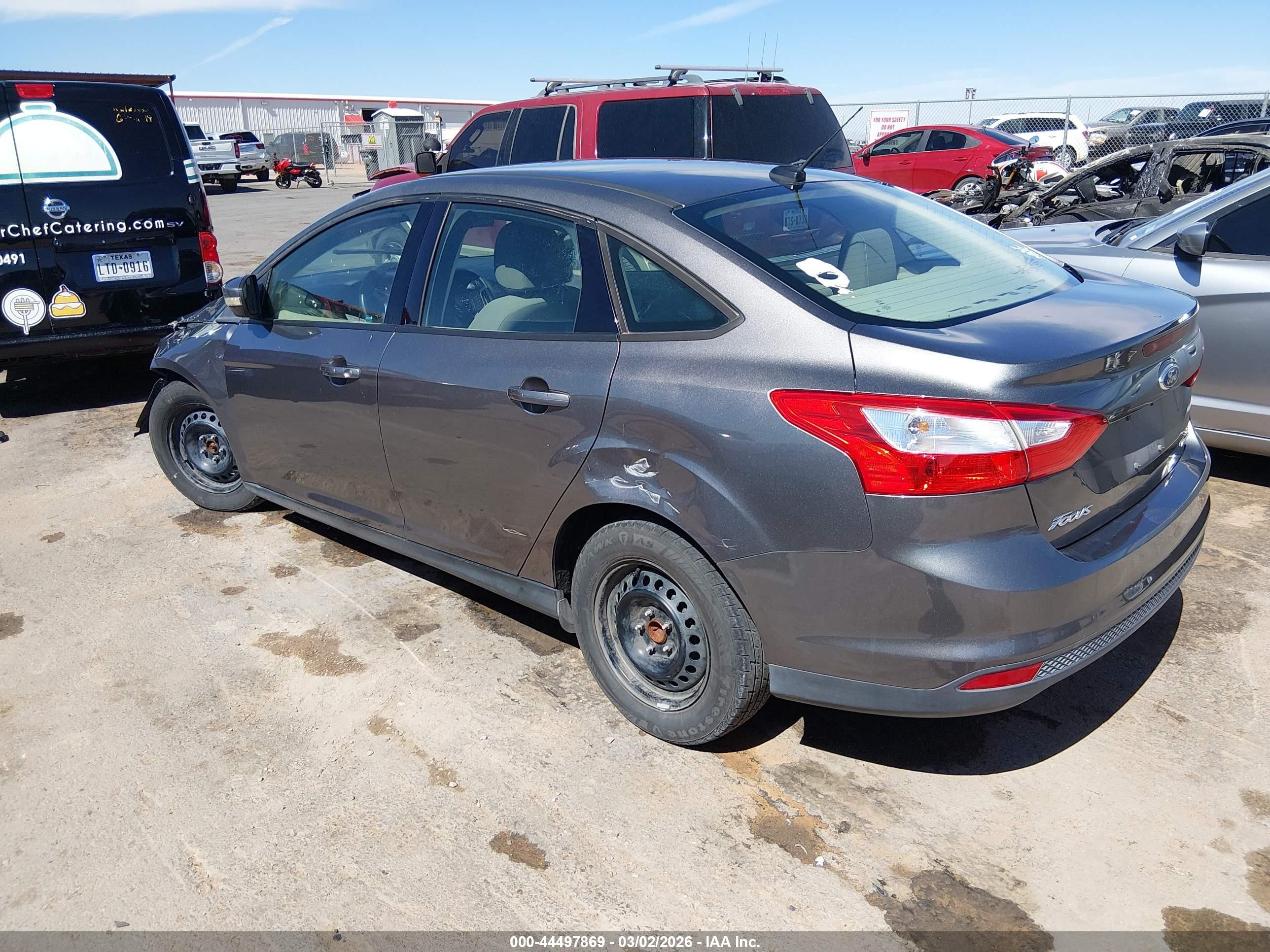 2014 Ford Focus Se Gray vin: 1FADP3F2XEL270310