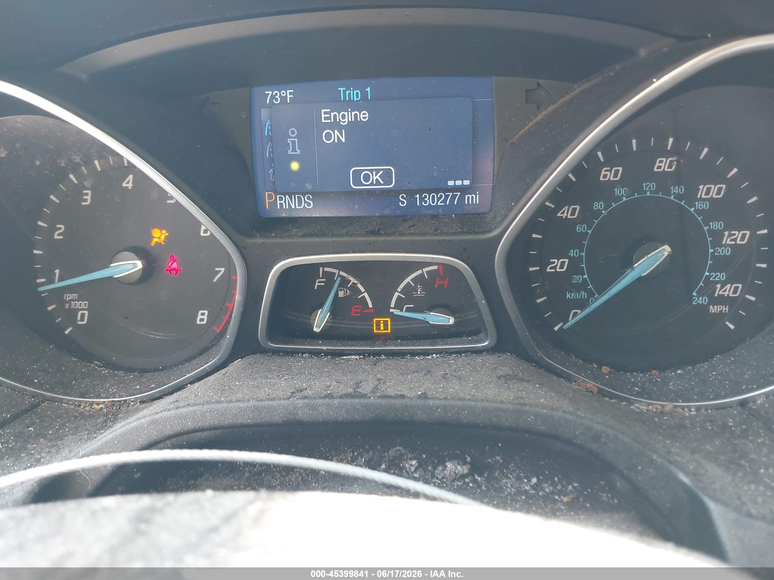 2014 Ford Focus Se Серый vin: 1FADP3F2XEL305234