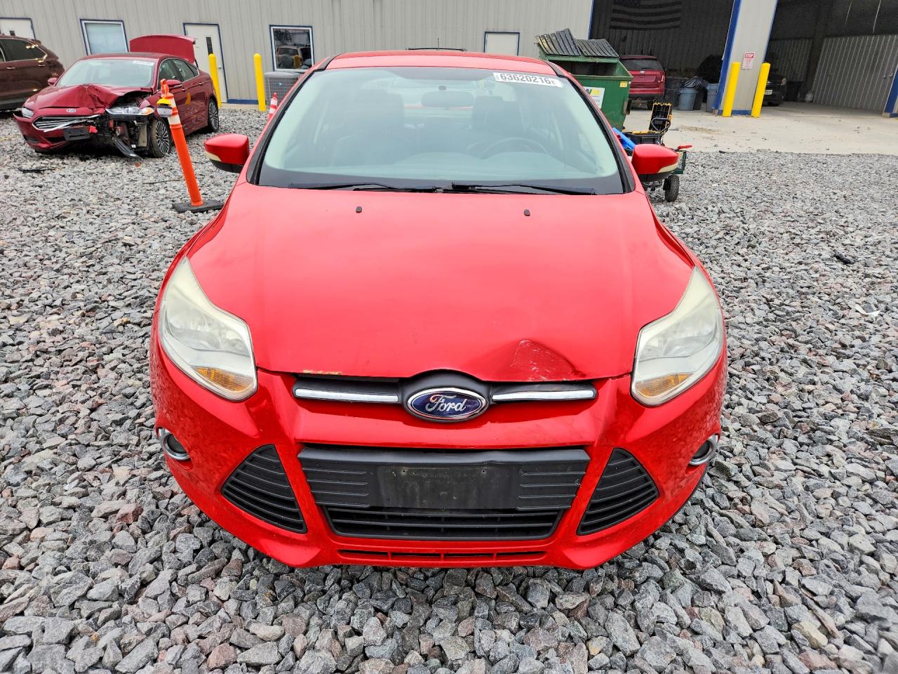 2014 Ford Focus Se Red vin: 1FADP3F2XEL318176