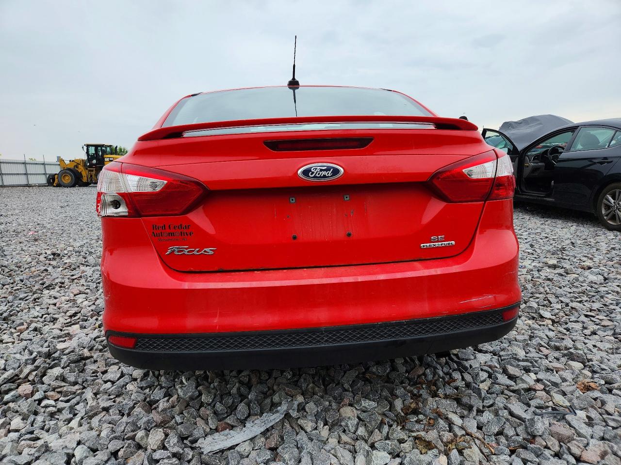 2014 Ford Focus Se Red vin: 1FADP3F2XEL318176