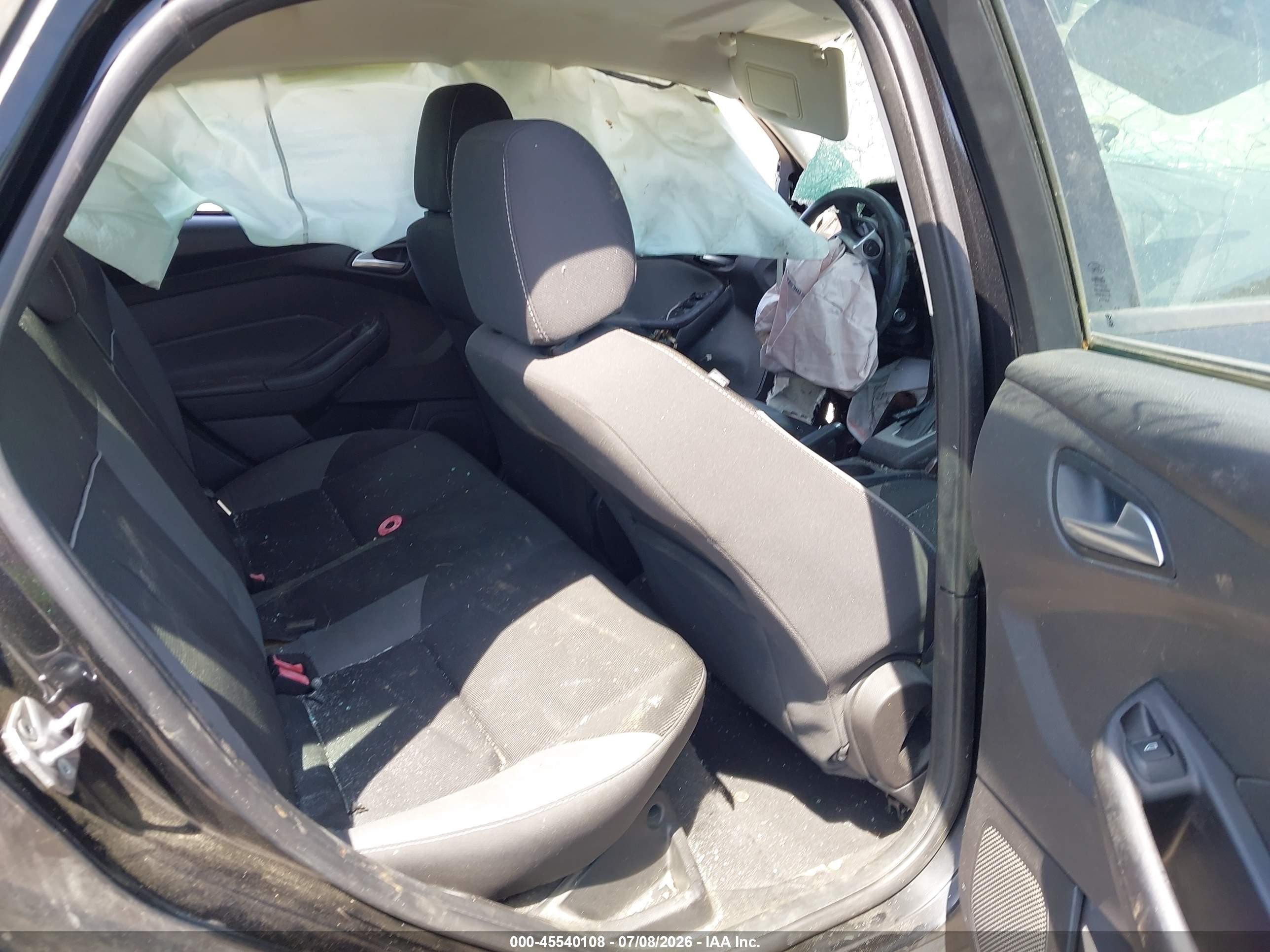 2014 Ford Focus Se Black vin: 1FADP3F2XEL319358