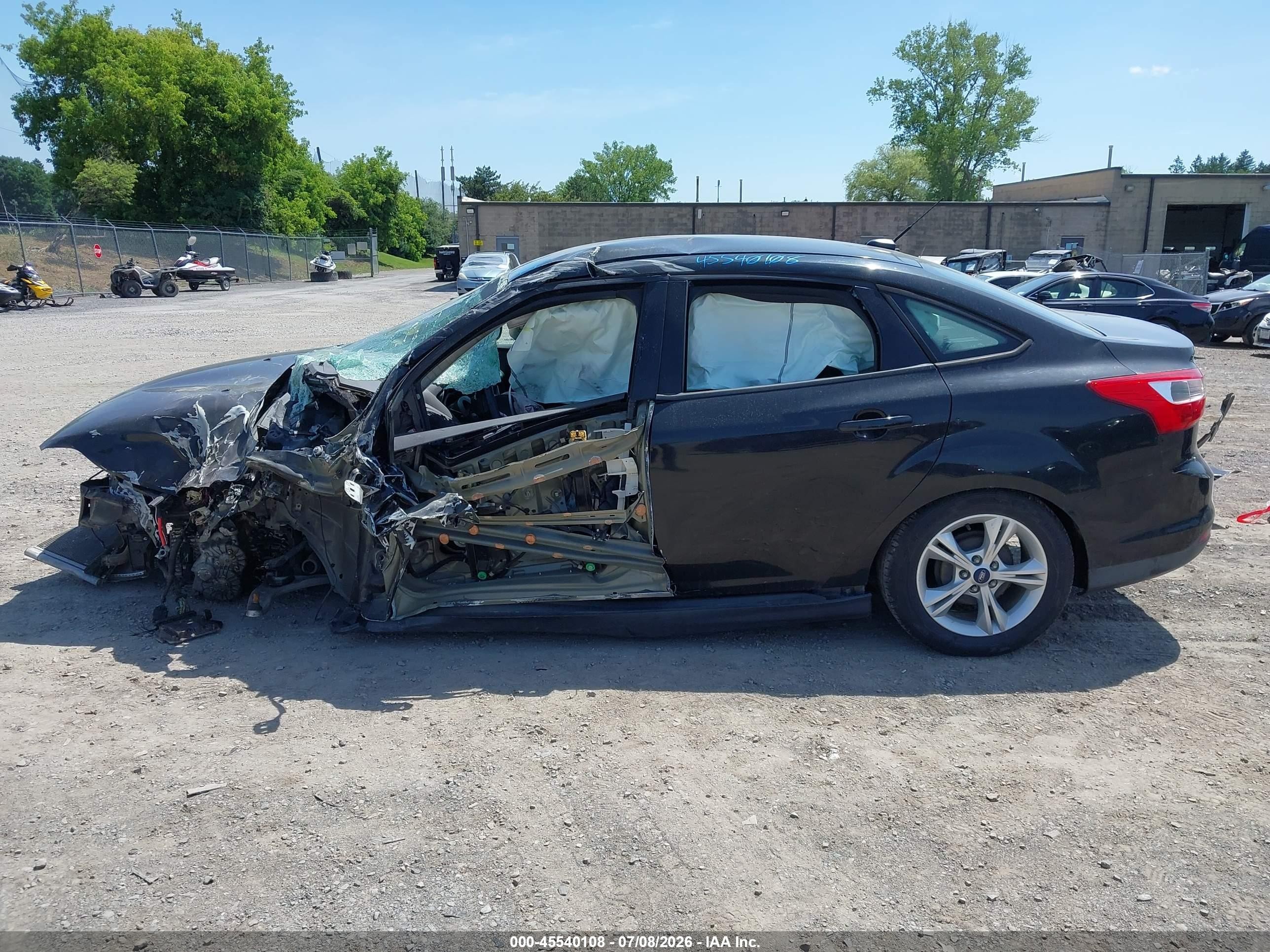 2014 Ford Focus Se Black vin: 1FADP3F2XEL319358
