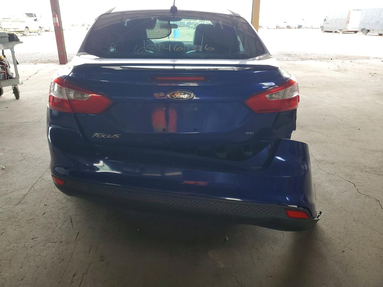 2014 Ford Focus Se Синий vin: 1FADP3F2XEL327427