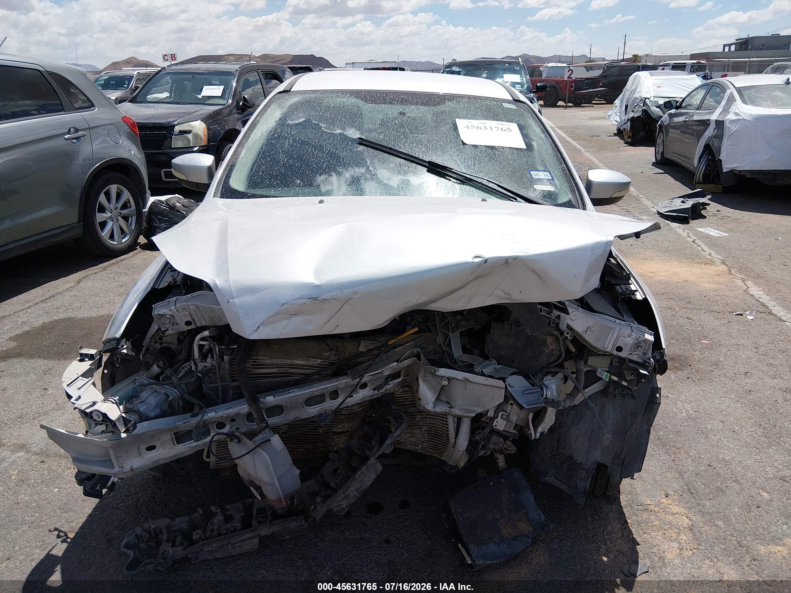2014 Ford Focus Se Silver vin: 1FADP3F2XEL330277