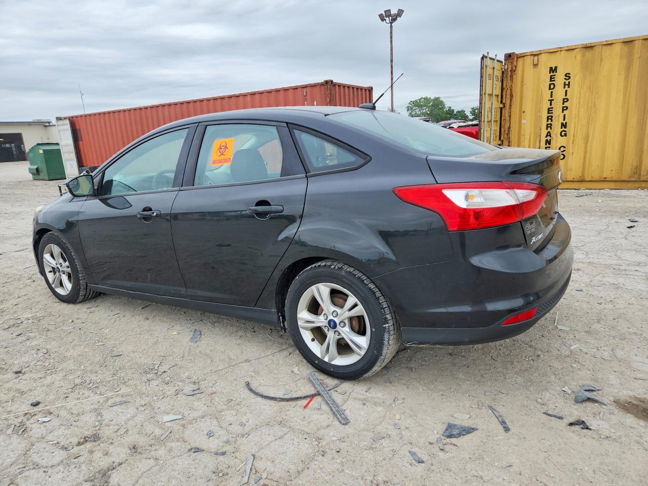 2014 Ford Focus Se Black vin: 1FADP3F2XEL335866