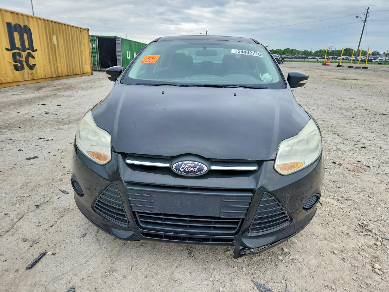 2014 Ford Focus Se Black vin: 1FADP3F2XEL335866