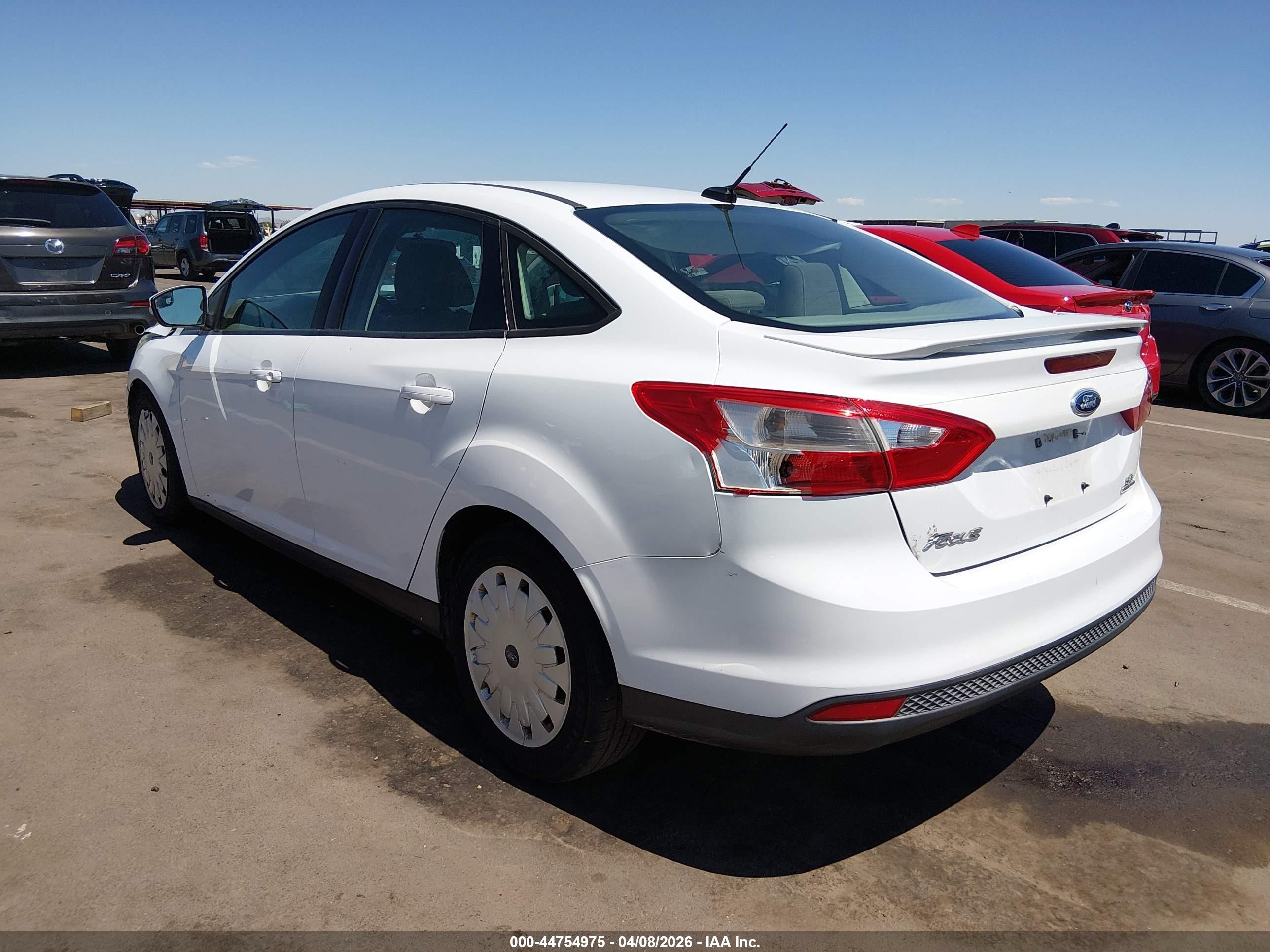 2014 Ford Focus Se White vin: 1FADP3F2XEL351470