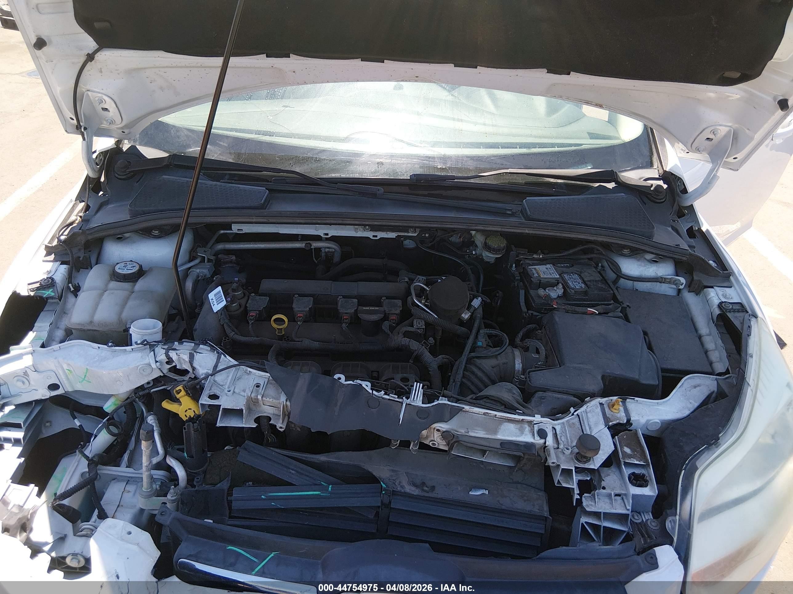 2014 Ford Focus Se White vin: 1FADP3F2XEL351470