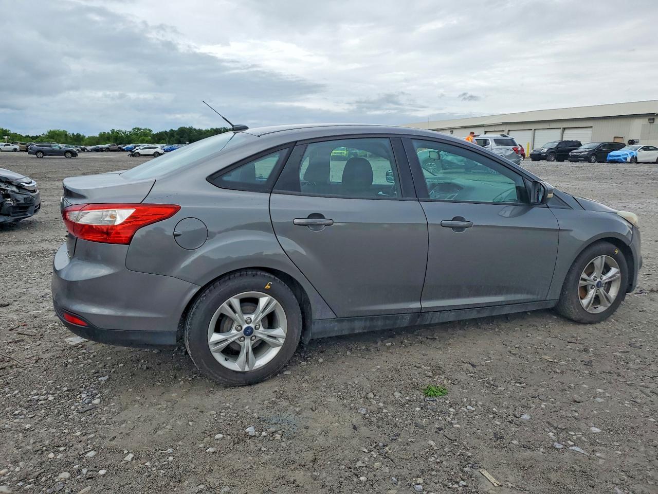 2014 Ford Focus Se Gray vin: 1FADP3F2XEL361352