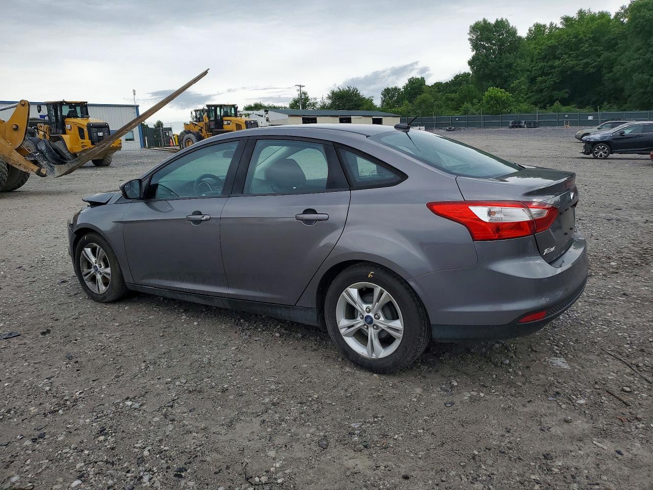 2014 Ford Focus Se Gray vin: 1FADP3F2XEL361352