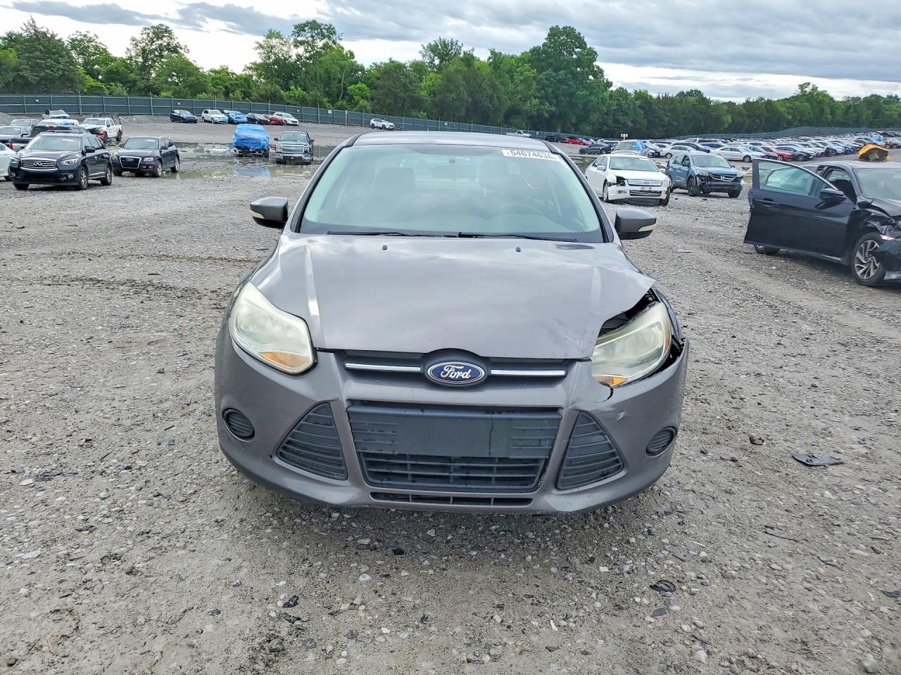 2014 Ford Focus Se Gray vin: 1FADP3F2XEL361352