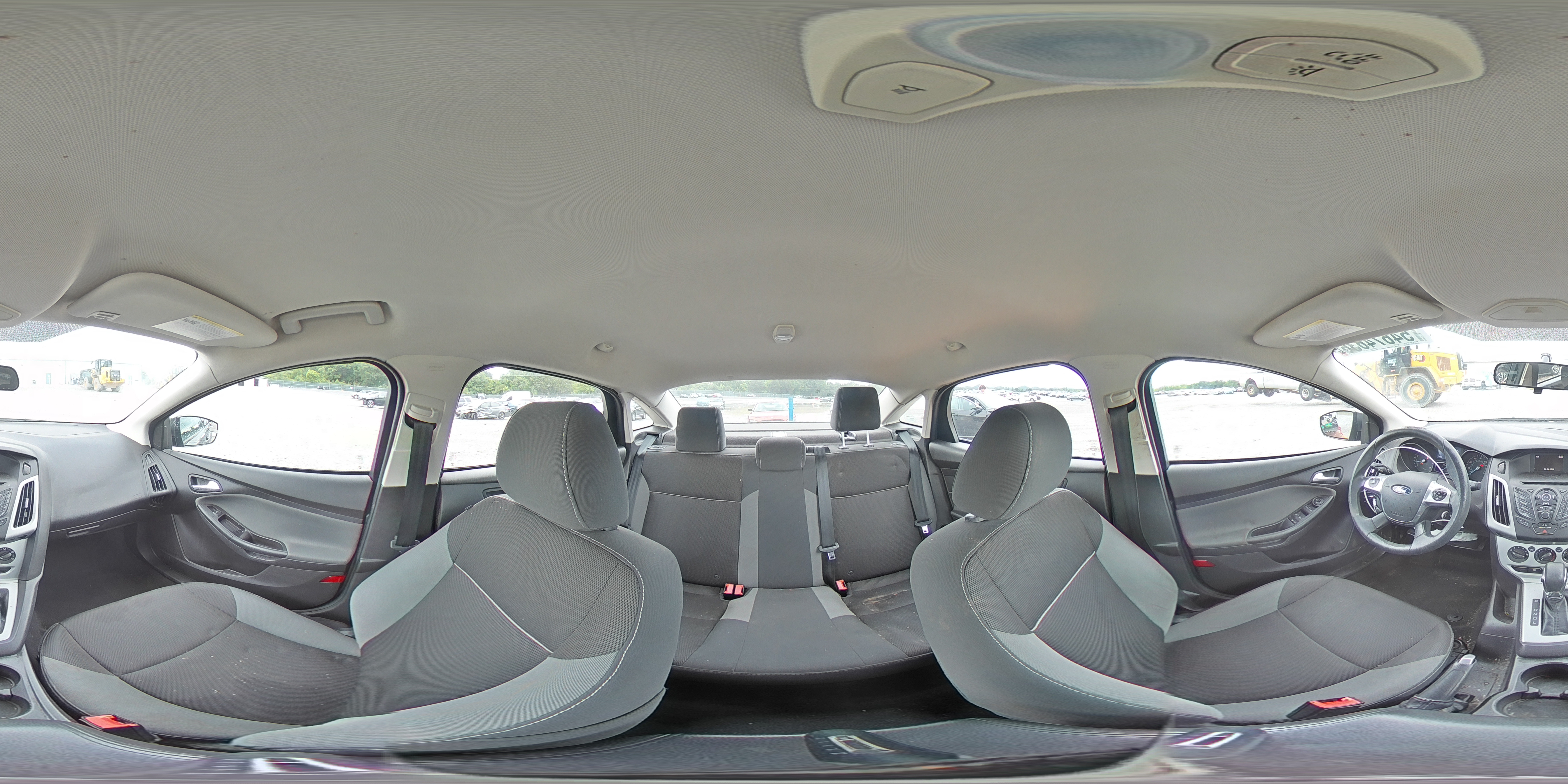 2014 Ford Focus Se Gray vin: 1FADP3F2XEL361352