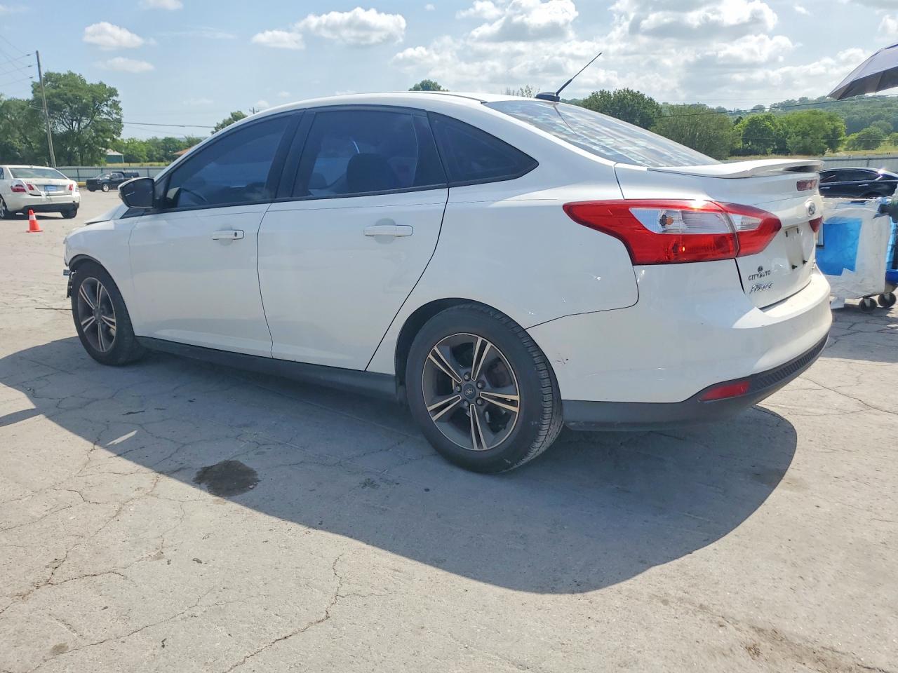 2014 Ford Focus Se White vin: 1FADP3F2XEL368317