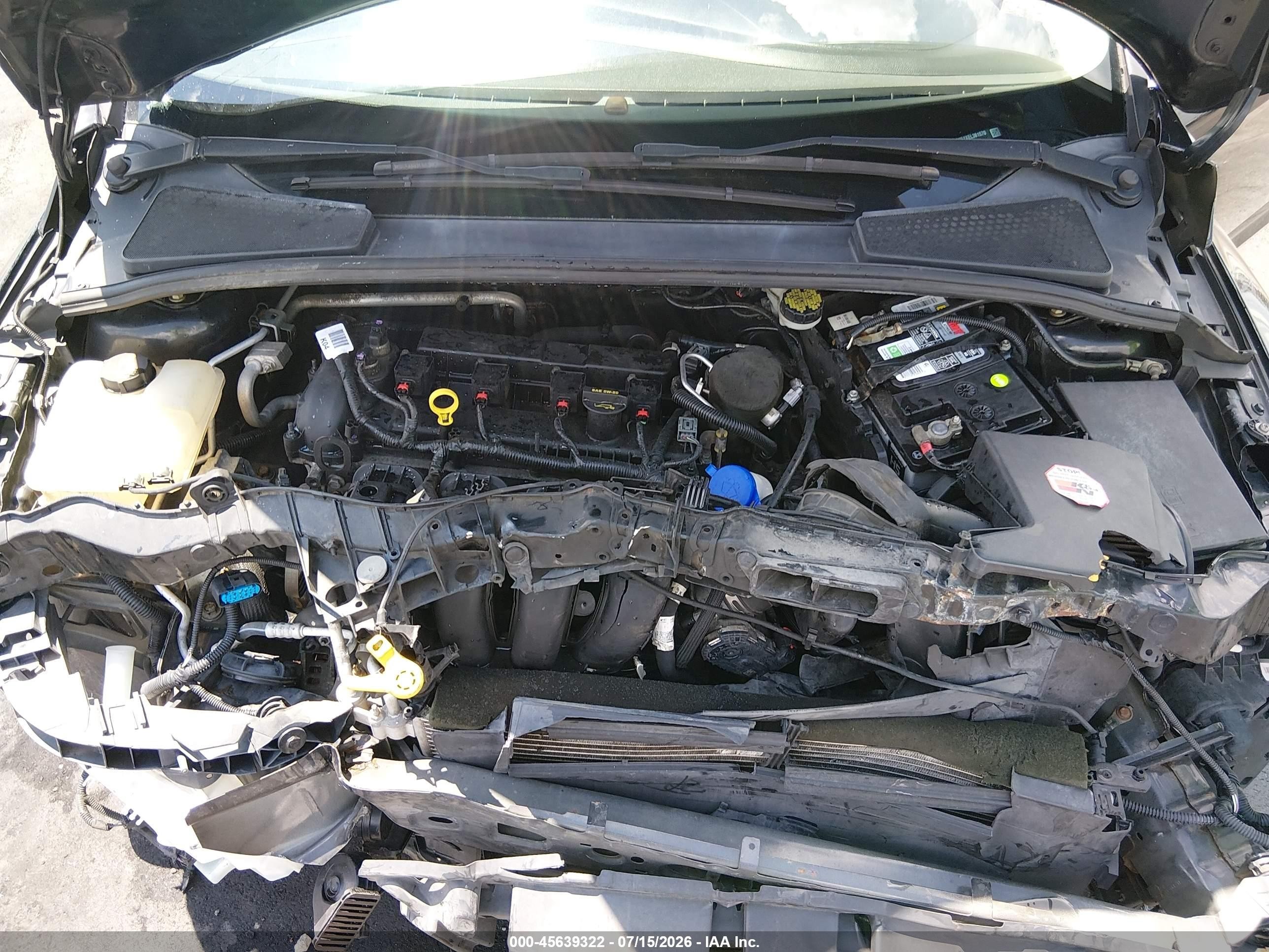 2014 Ford Focus Se Black vin: 1FADP3F2XEL381570